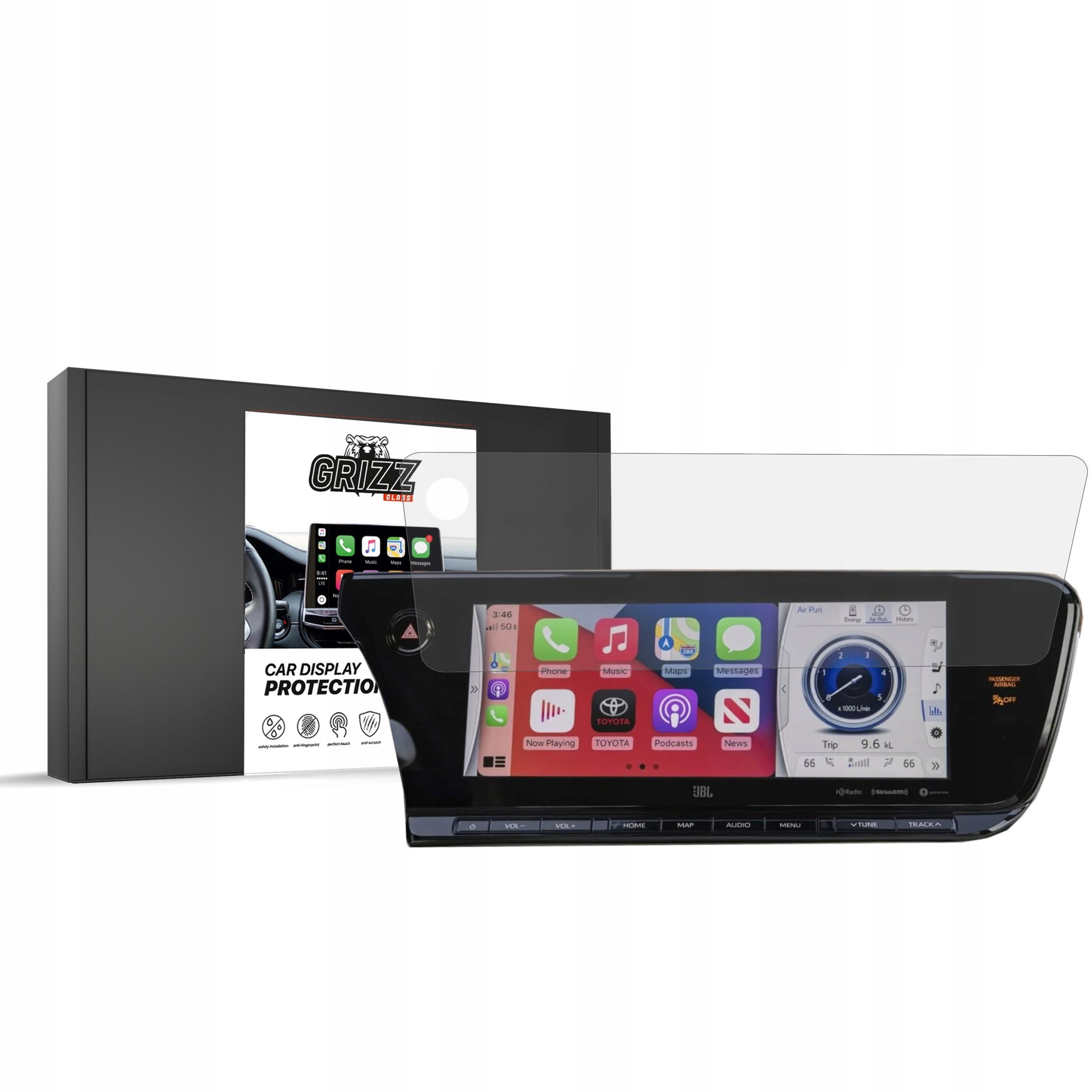 GrizzGlass matowa CarDisplay Protection do Toyota