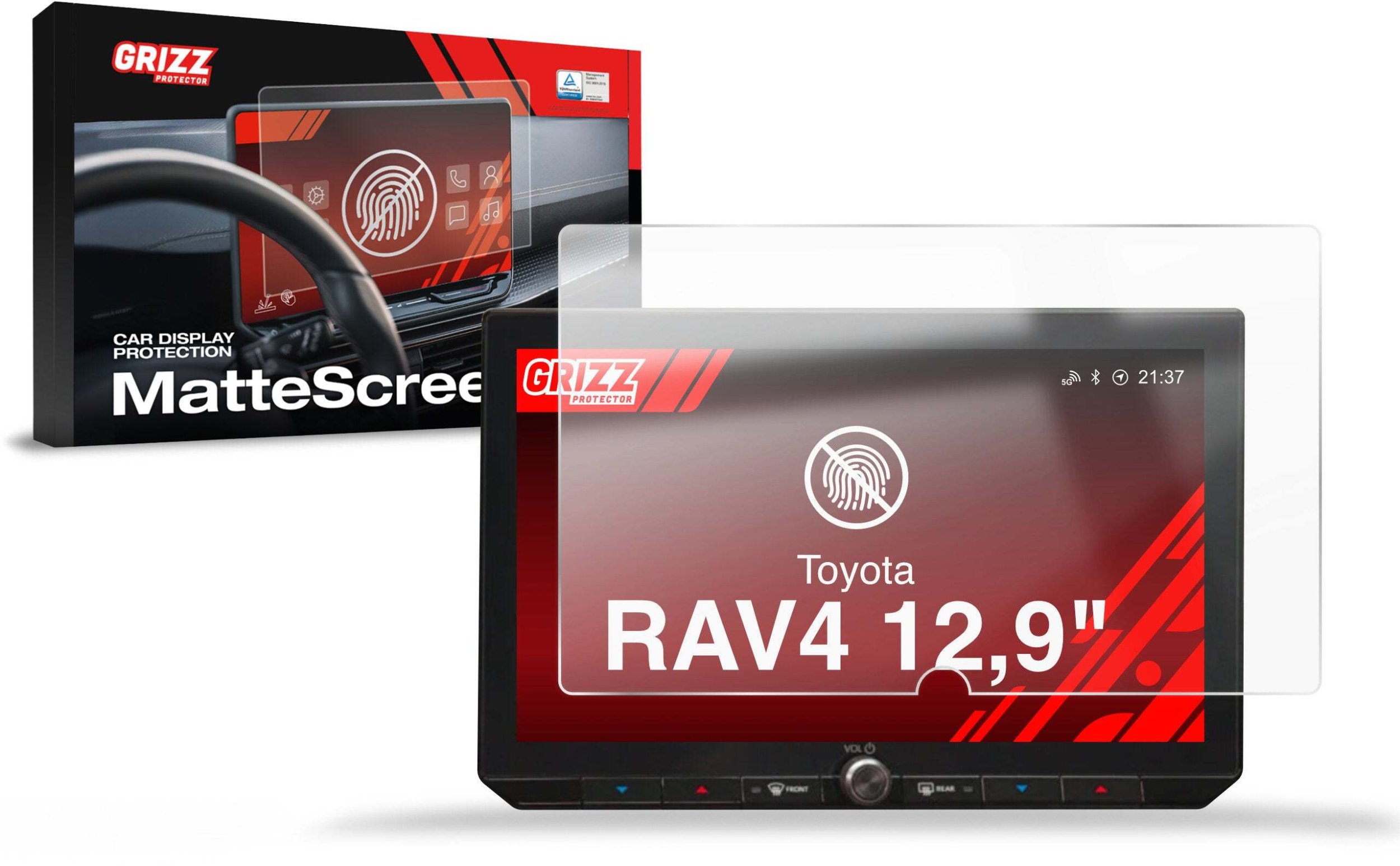 GrizzGlass matowa CarDisplay Protection do Toyota
