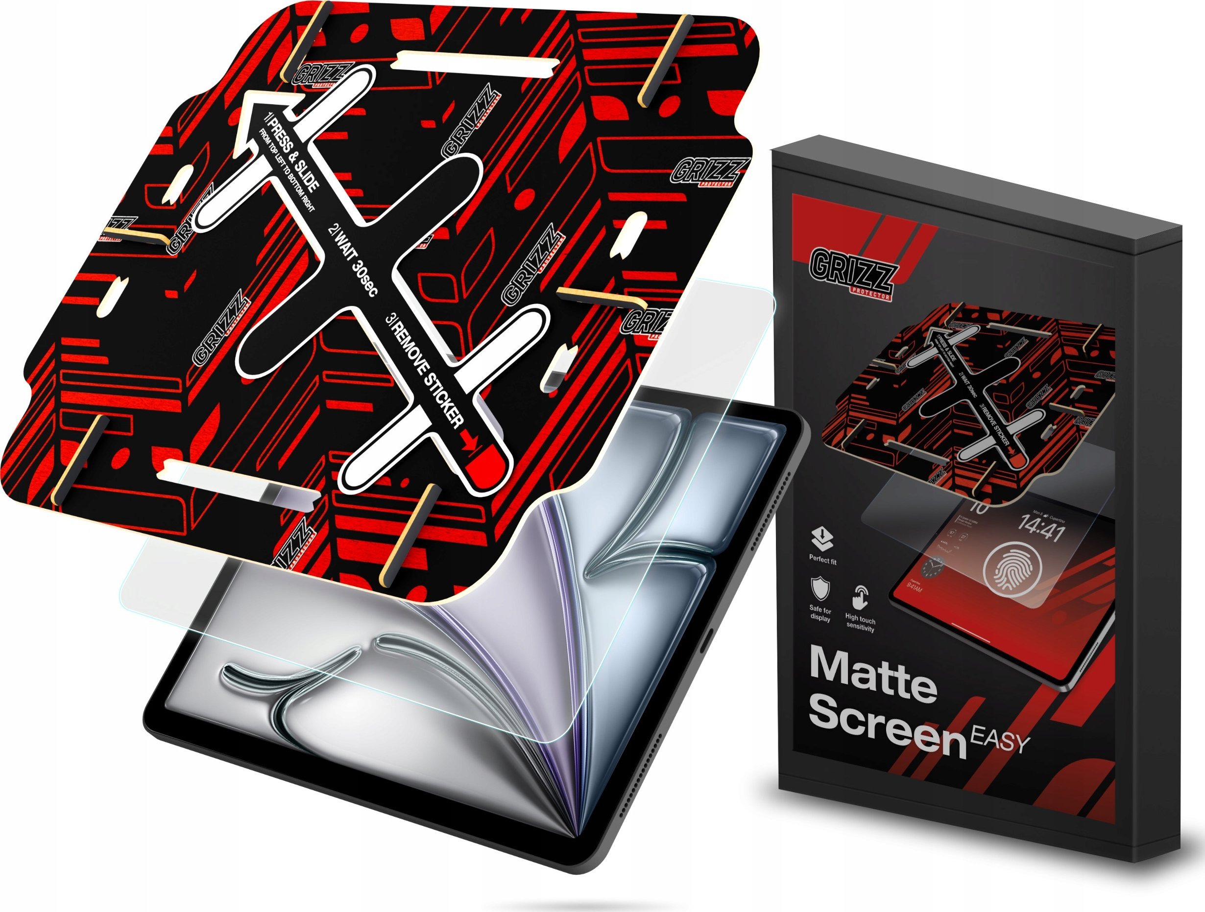 GrizzGlass matowa MatteScreen Easy do Apple
