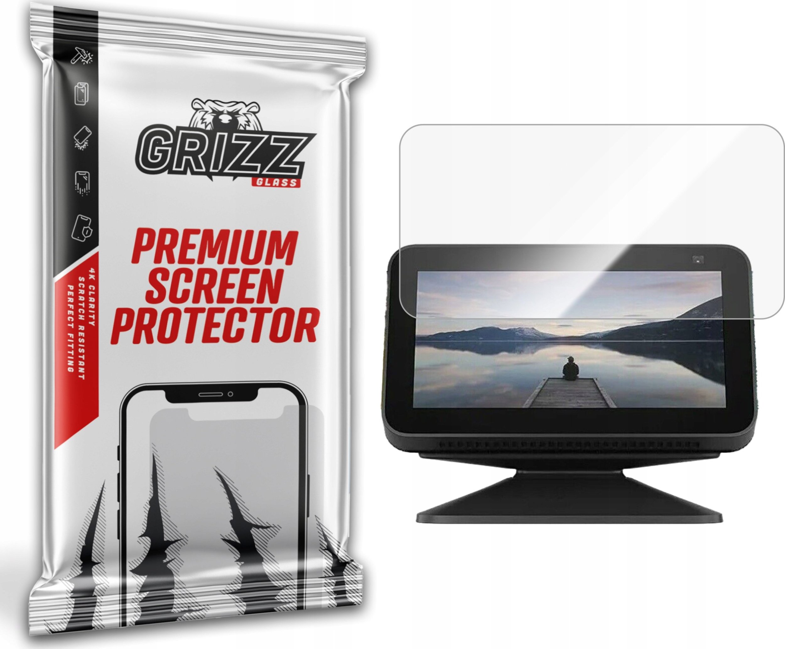 GrizzGlass matowa PaperScreen do Amazon Echo