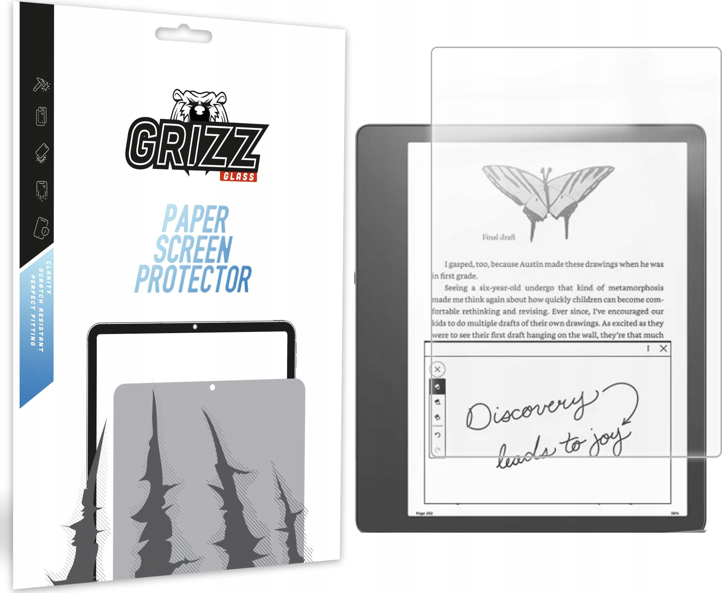 GrizzGlass  matowa PaperScreen do Amazon Kindle