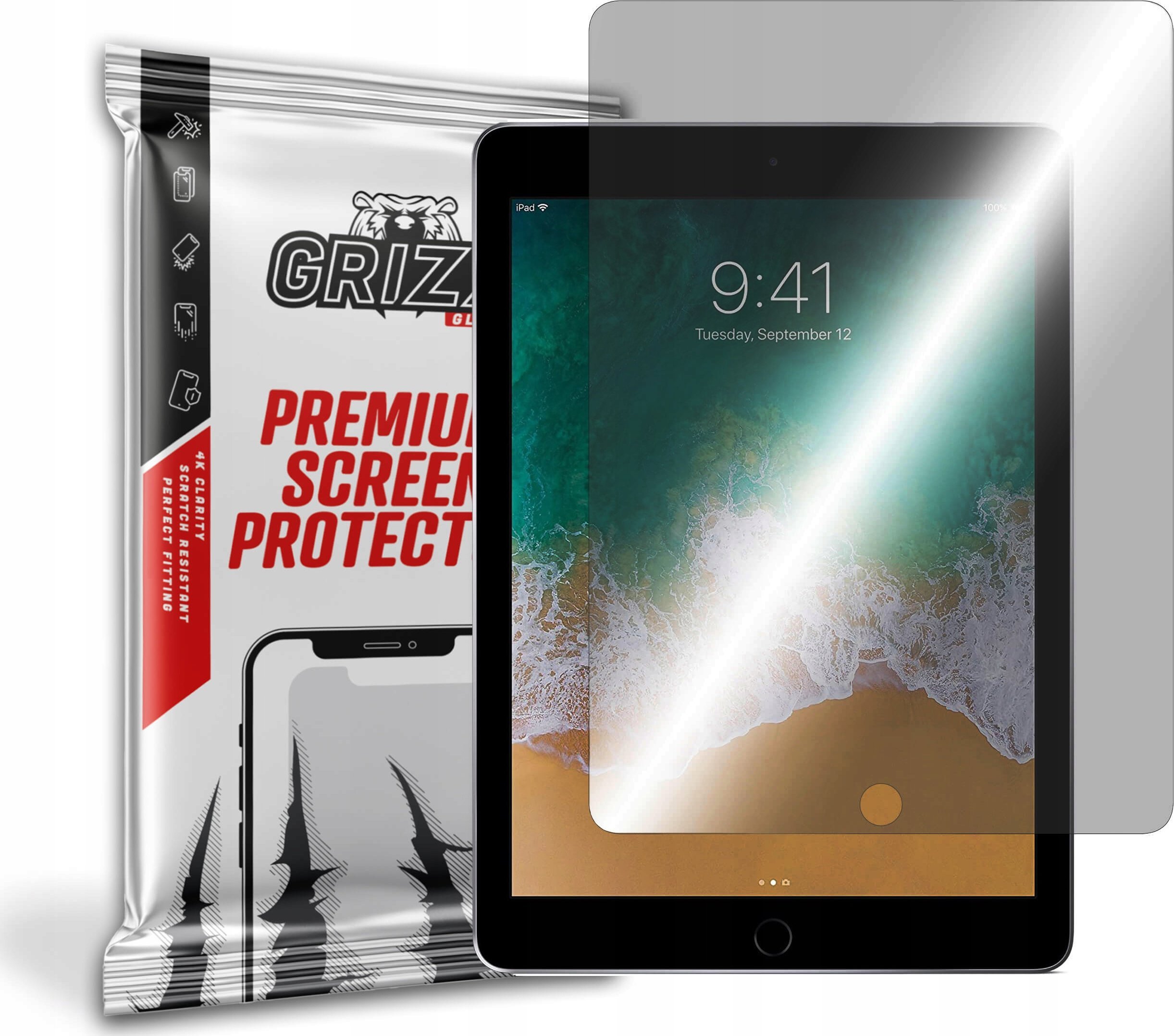 GrizzGlass  matowa PaperScreen do Apple iPad
