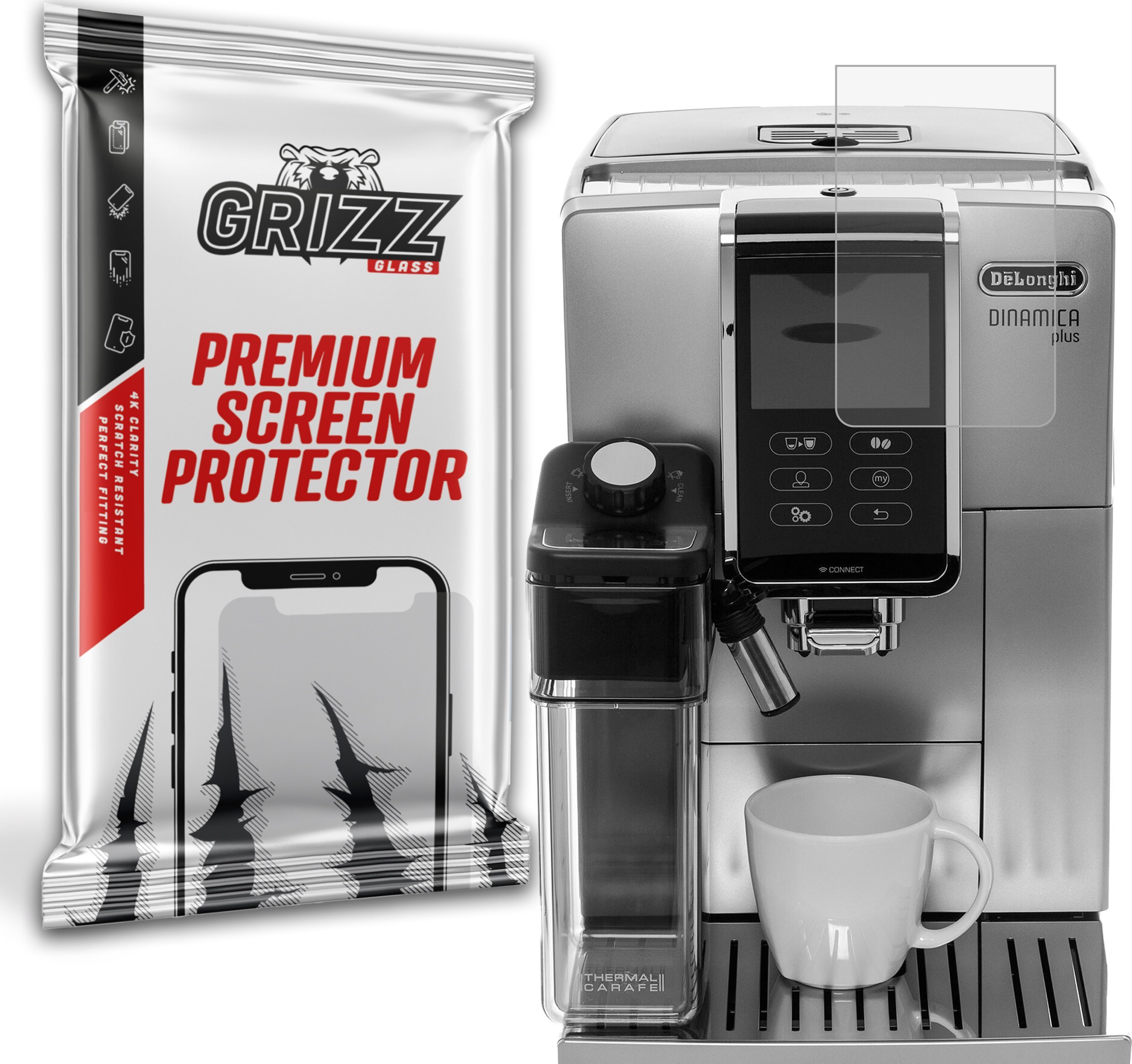 GrizzGlass  matowa PaperScreen do DeLonghi ECAM