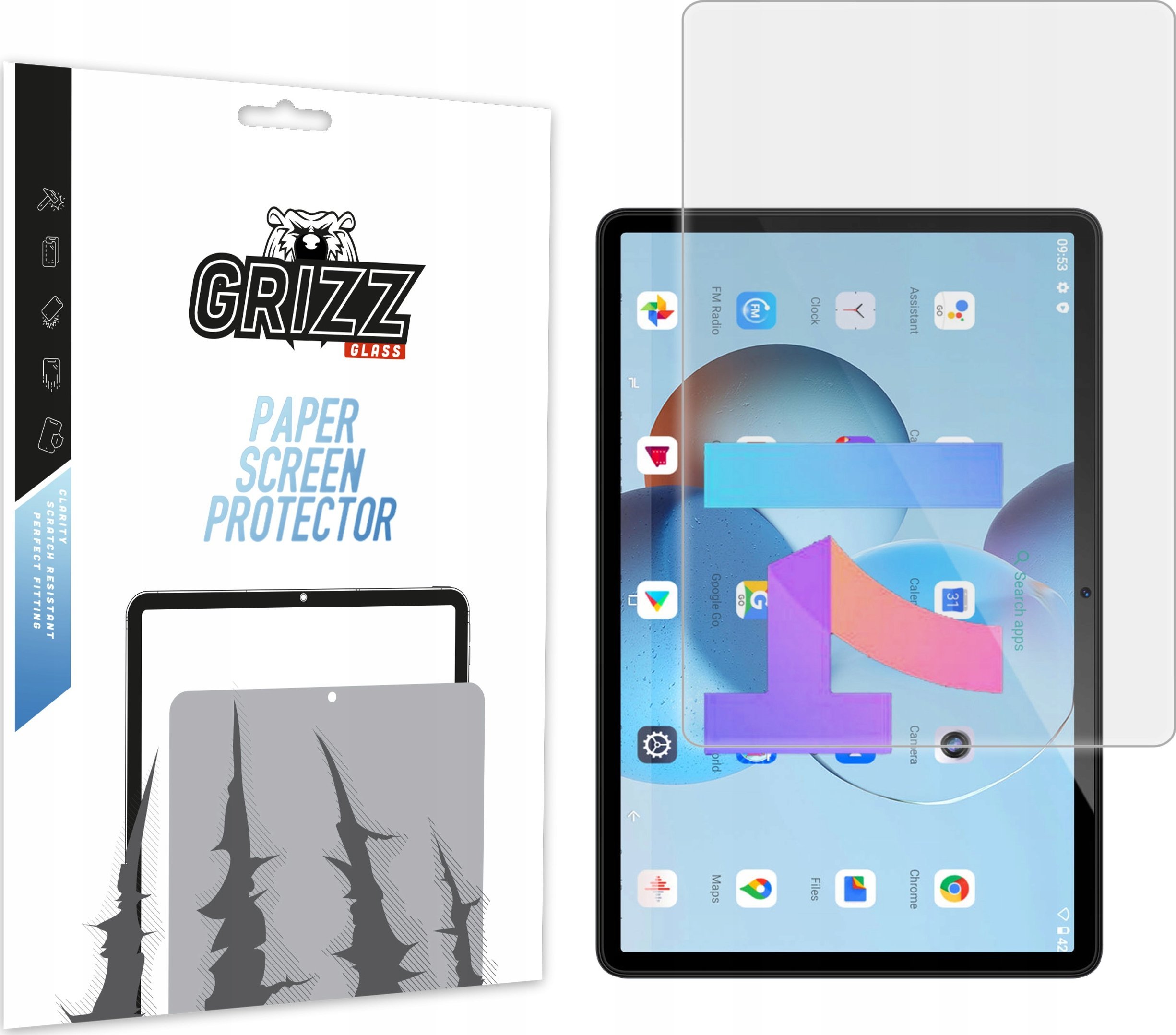 GrizzGlass matowa PaperScreen do Doogee T30E
