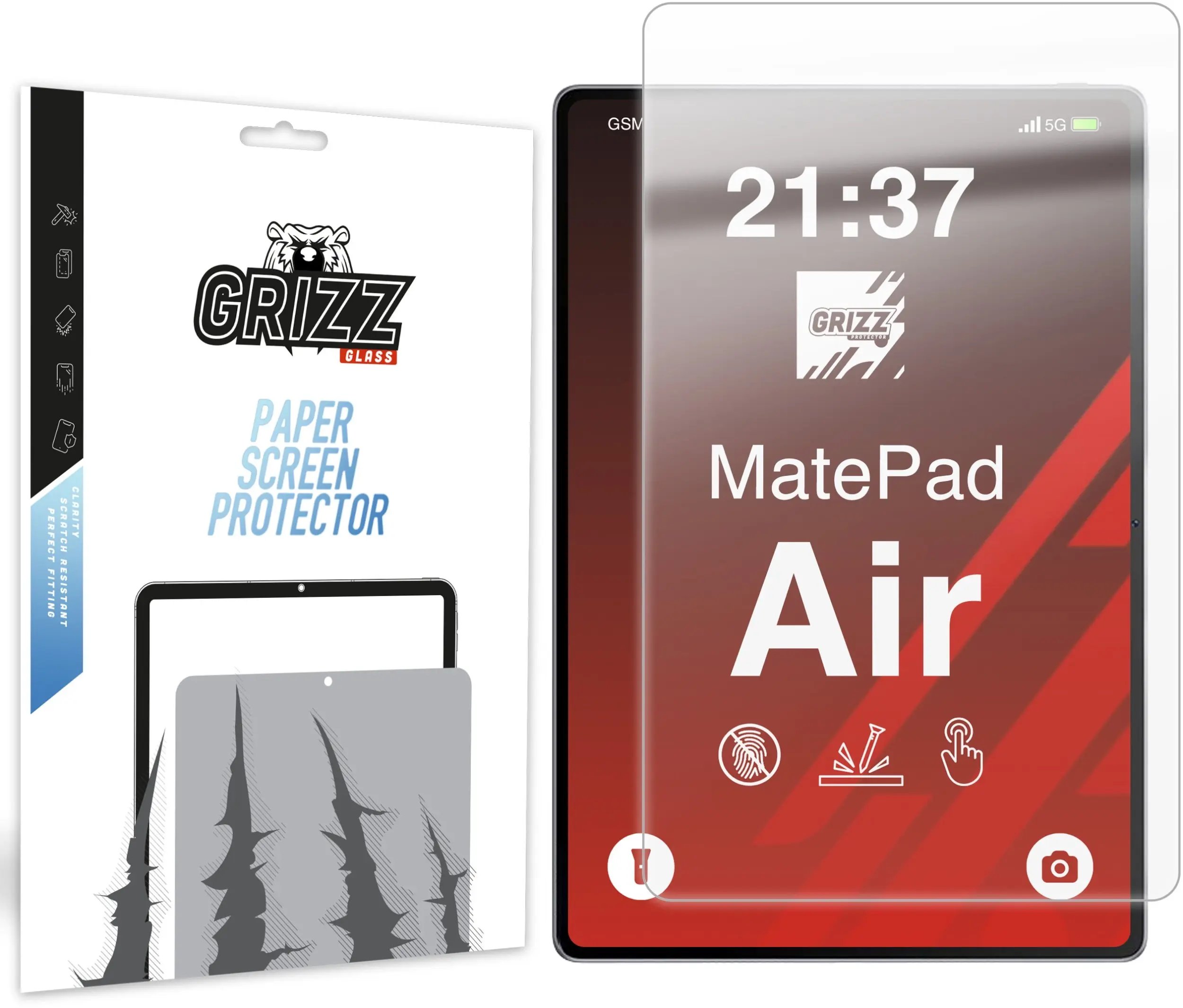 GrizzGlass  matowa PaperScreen do Huawei MatePad