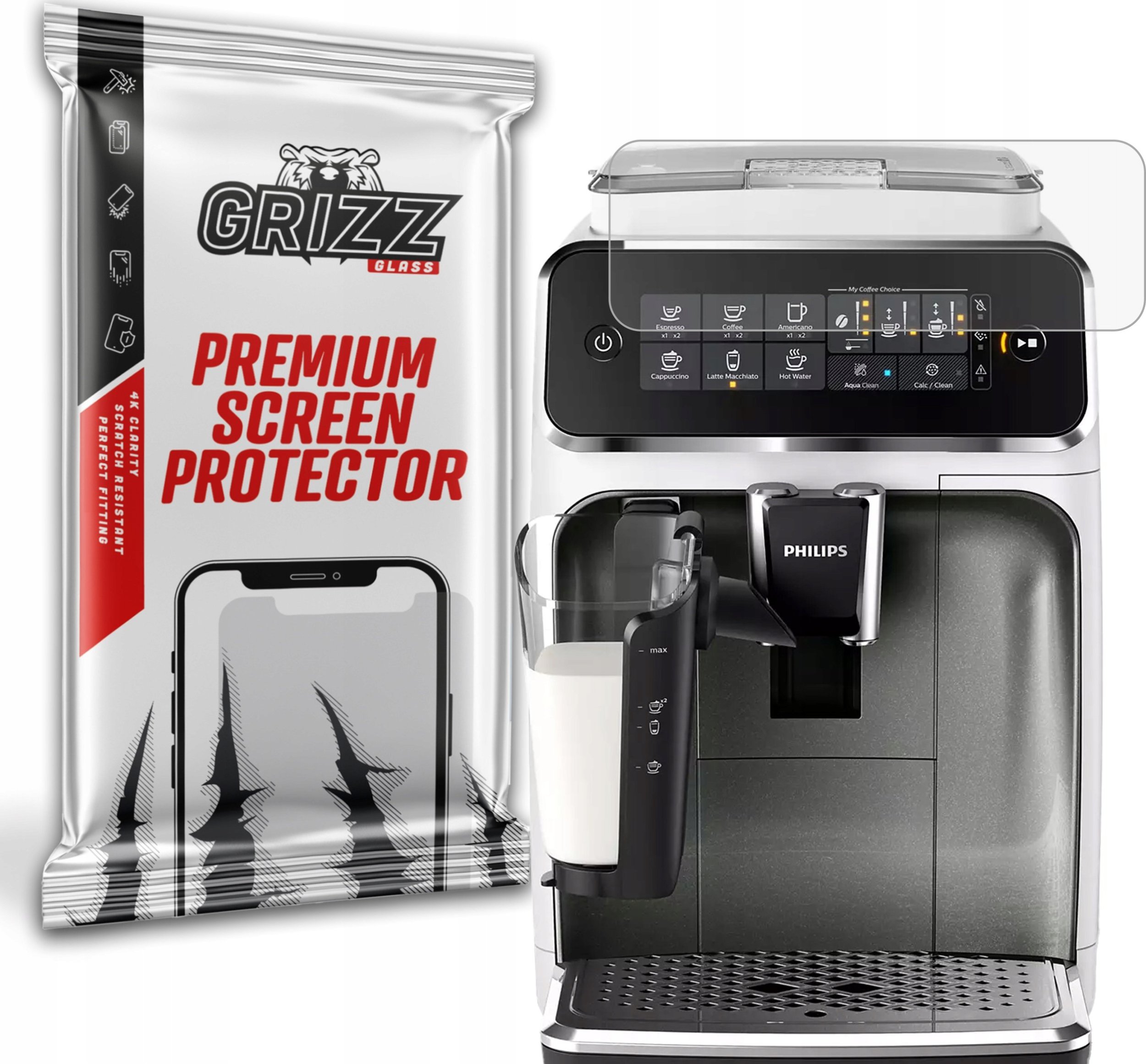 GrizzGlass matowa PaperScreen do Philips LatteGo