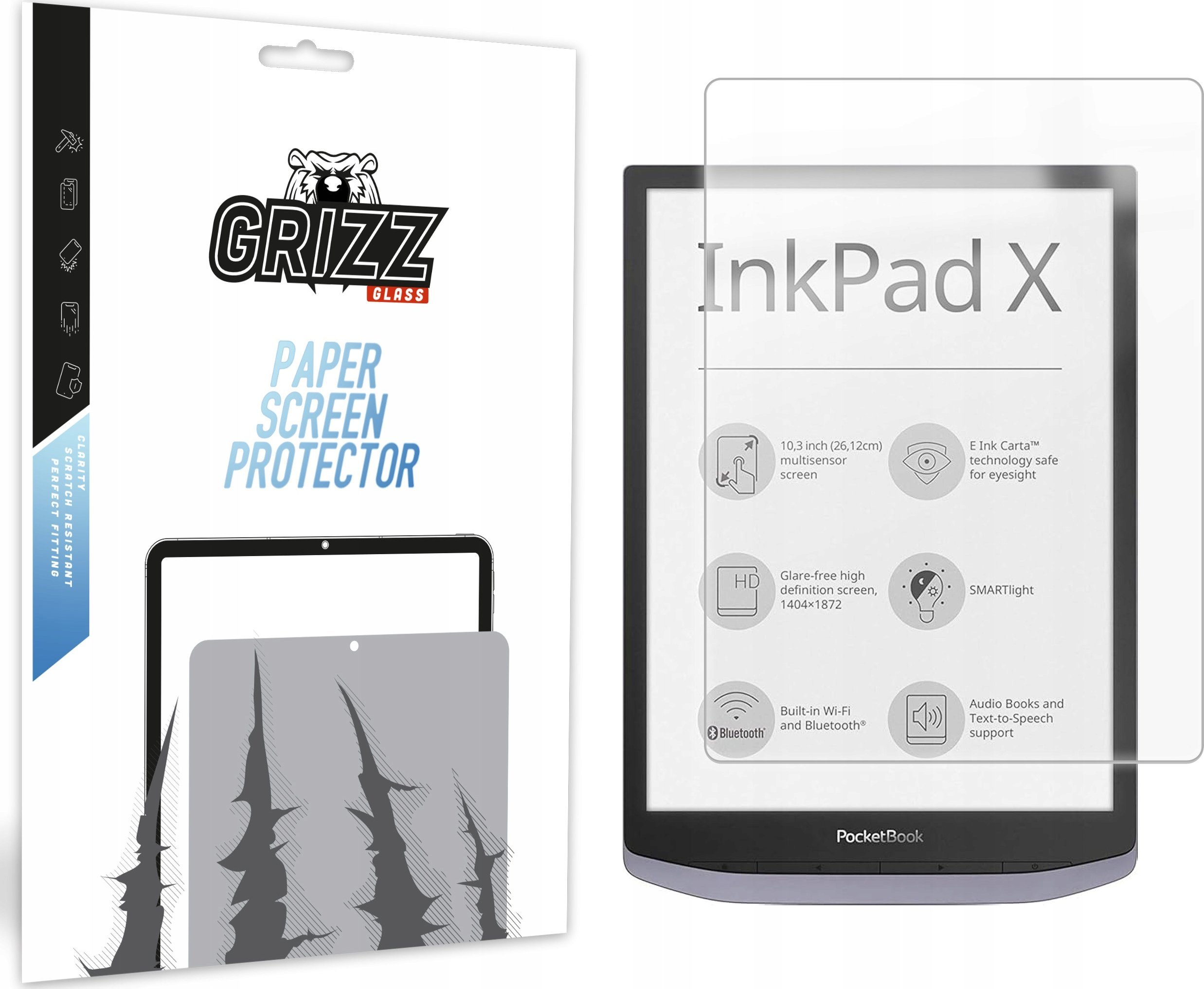 GrizzGlass  matowa PaperScreen do Pocketbook InkPad