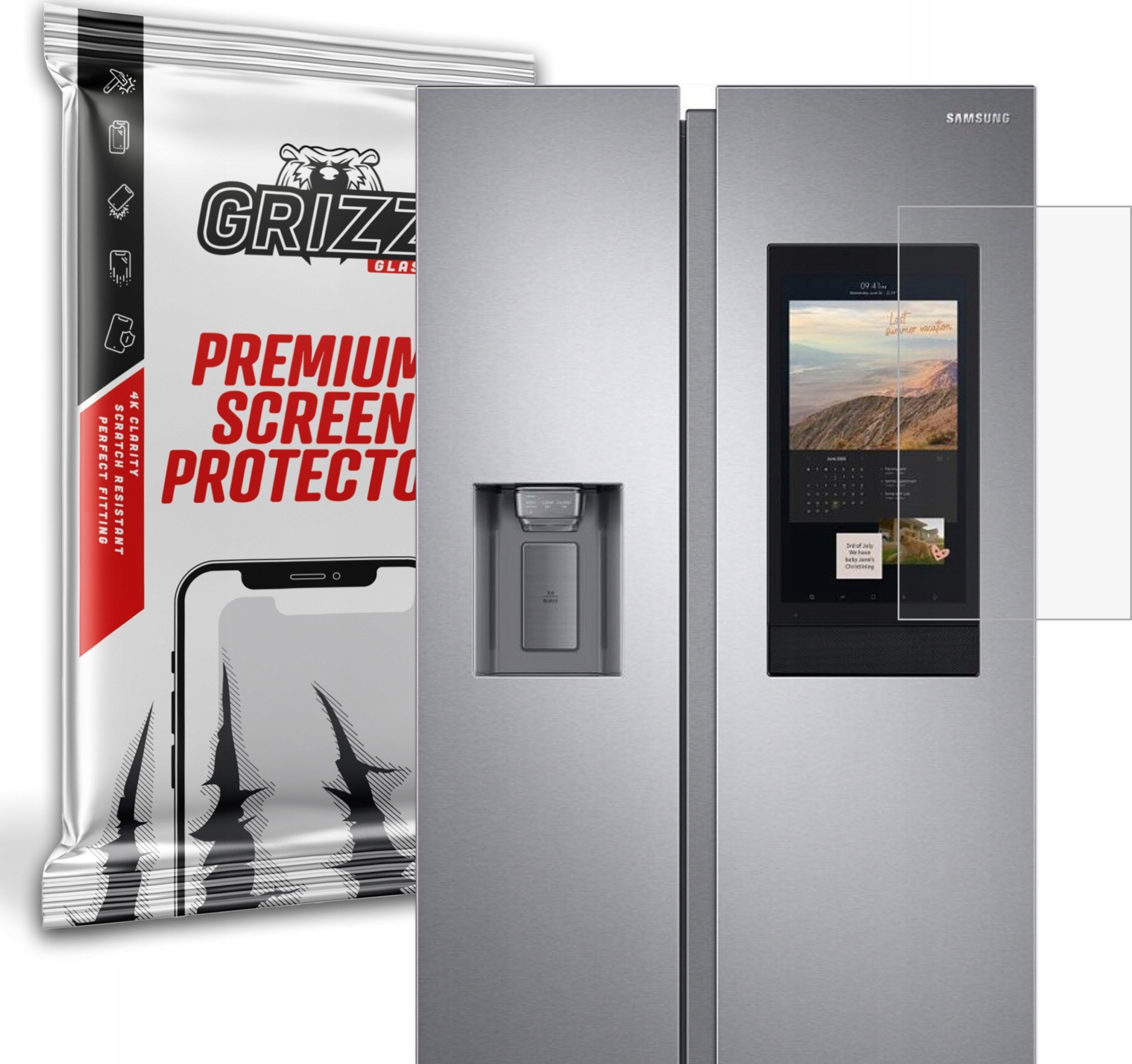 GrizzGlass  matowa PaperScreen do Samsung RS6HA8891SL