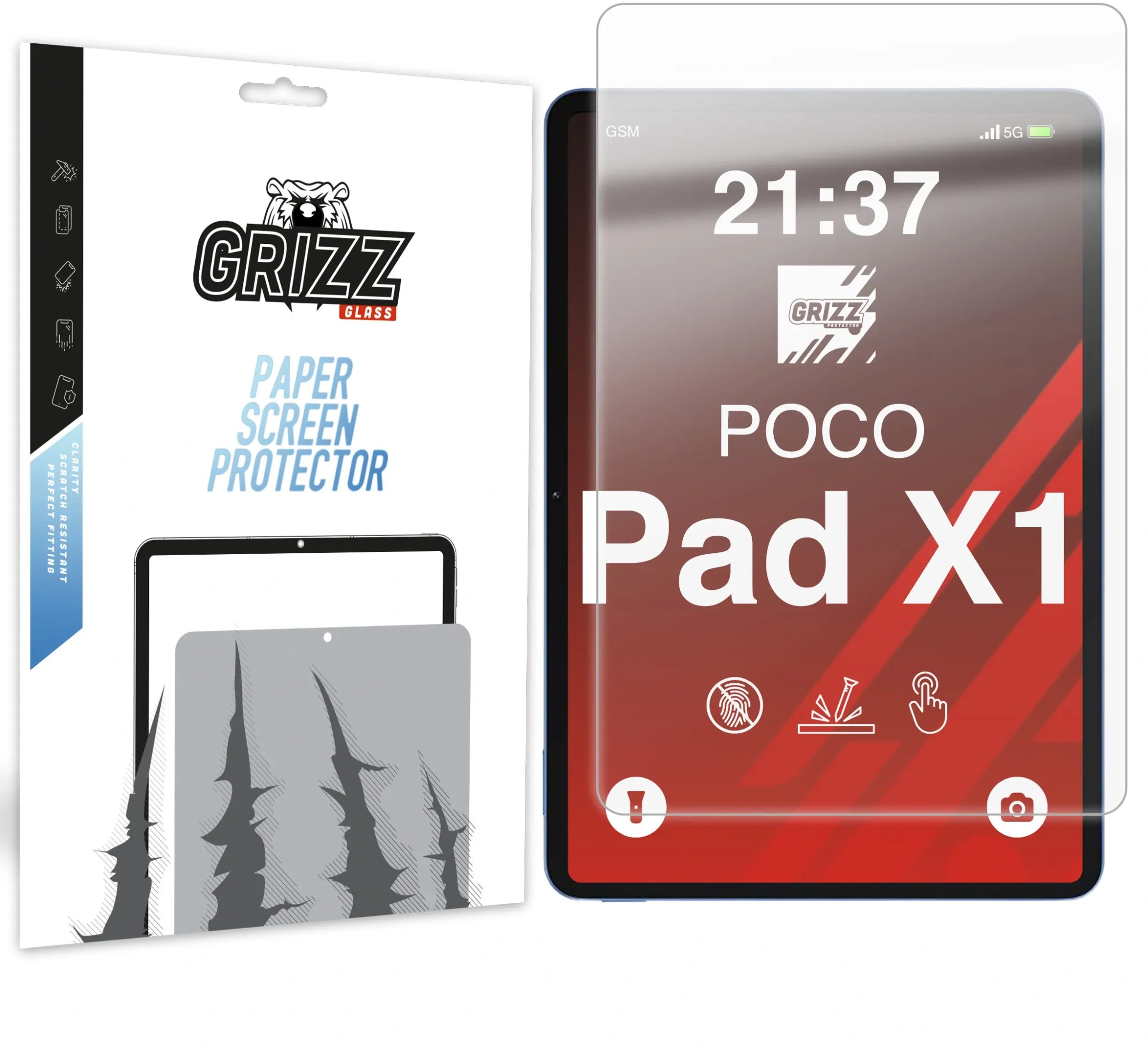 GrizzGlass matowa PaperScreen do Xiaomi POCO
