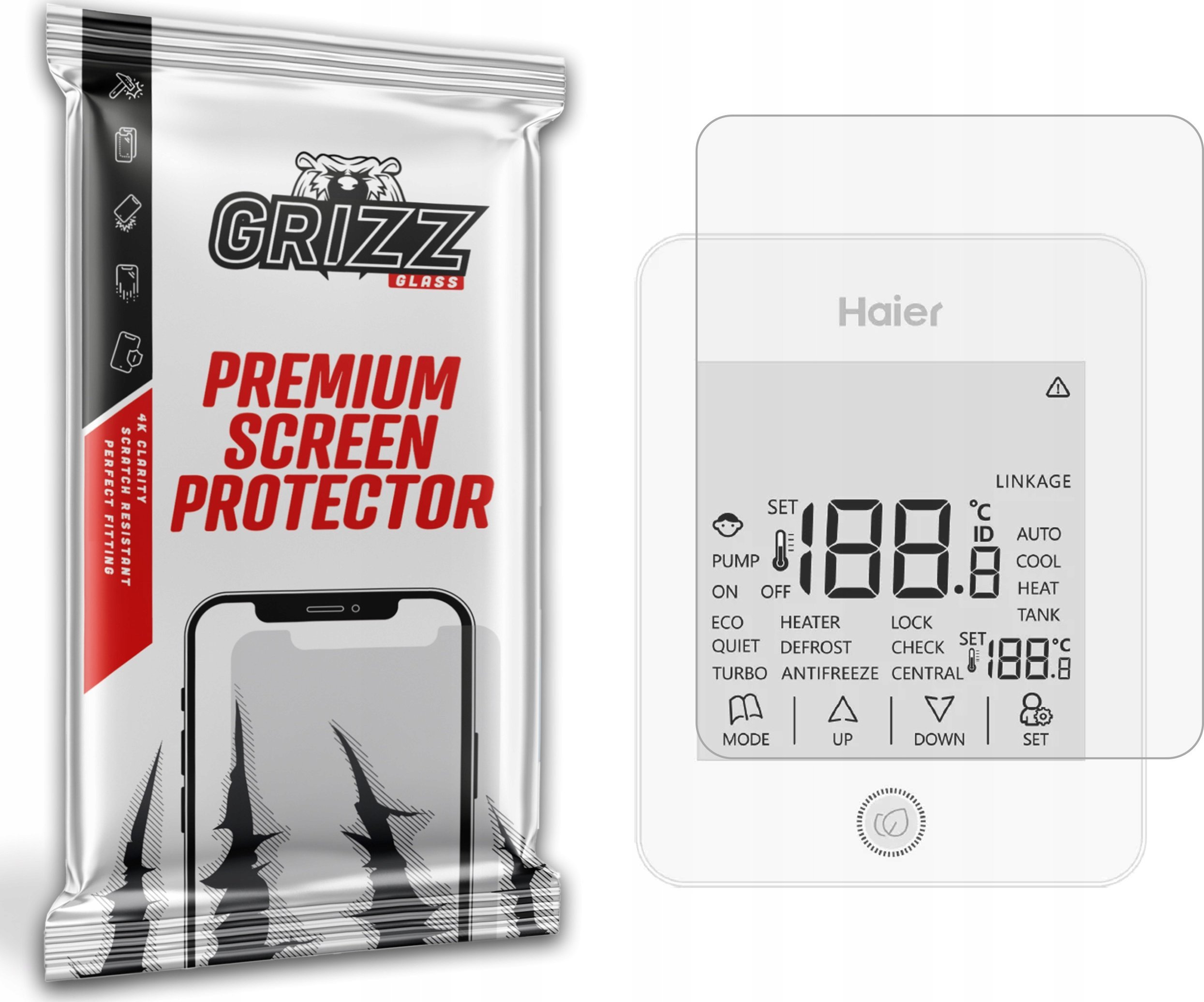 GrizzGlass matowa PaperScreenpanel Haier SUPER AQUA