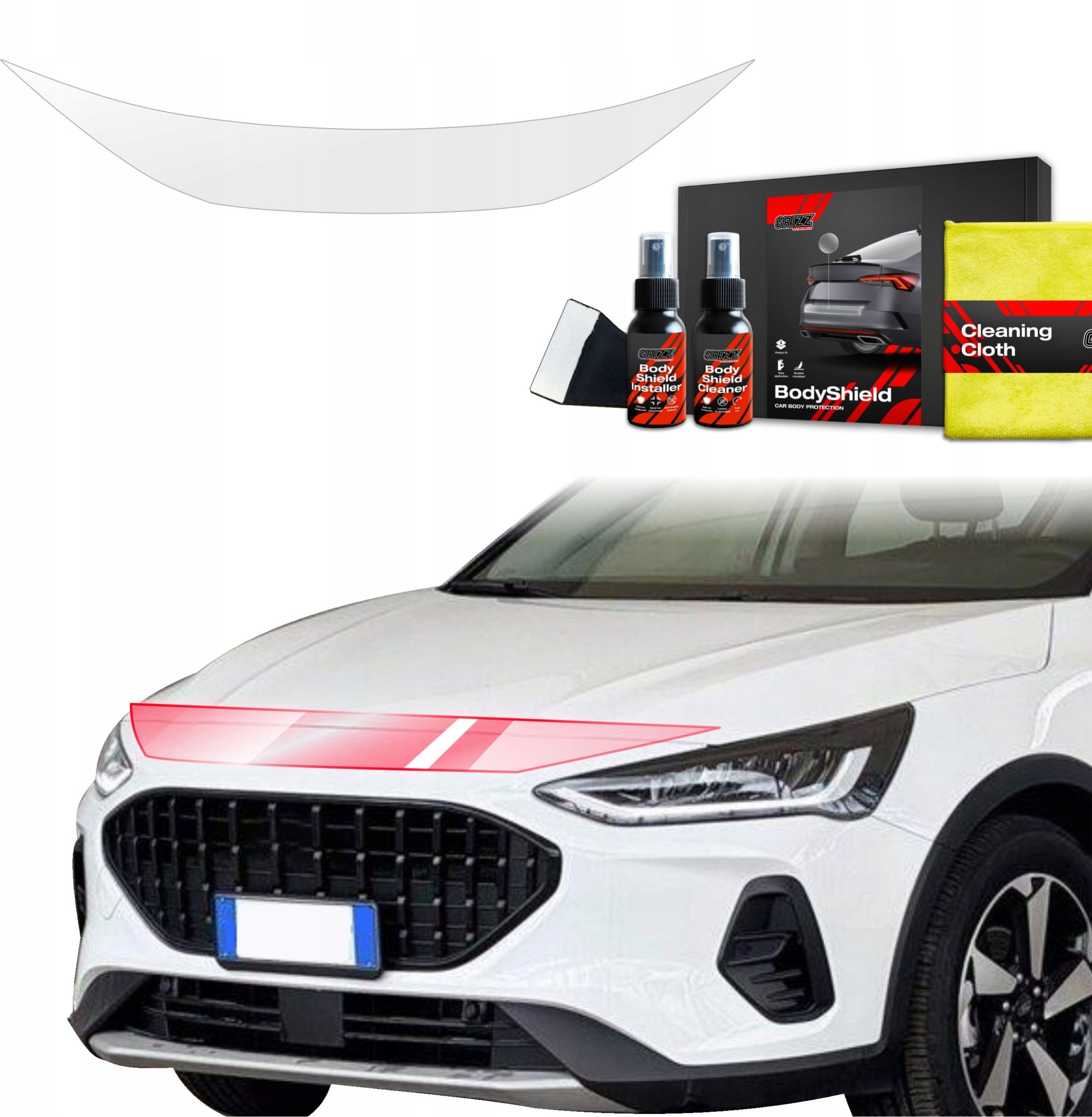 GrizzGlass  maskę GrizzGlass BodyShield do Ford