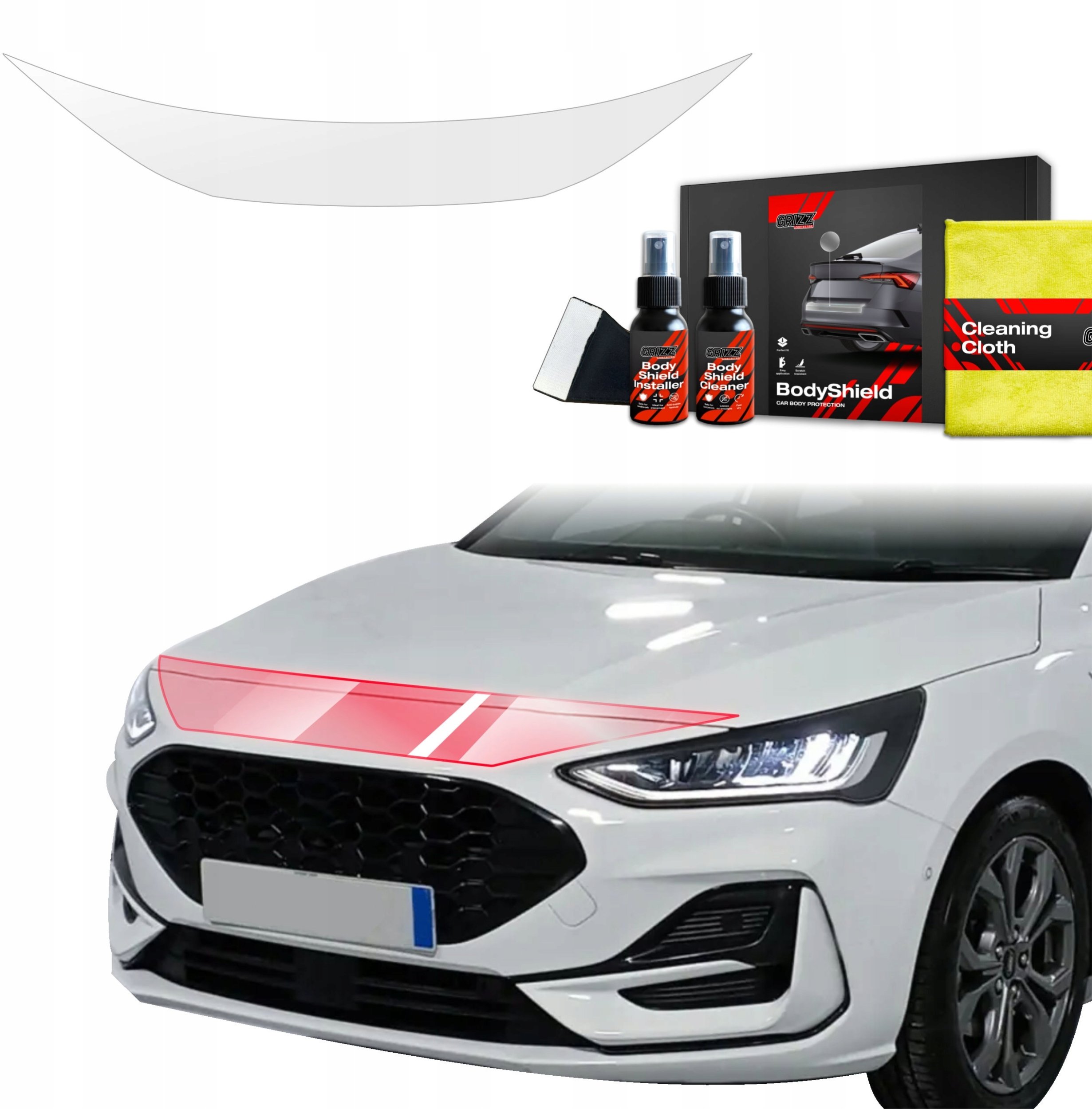 GrizzGlass maskę GrizzGlass BodyShield do Ford