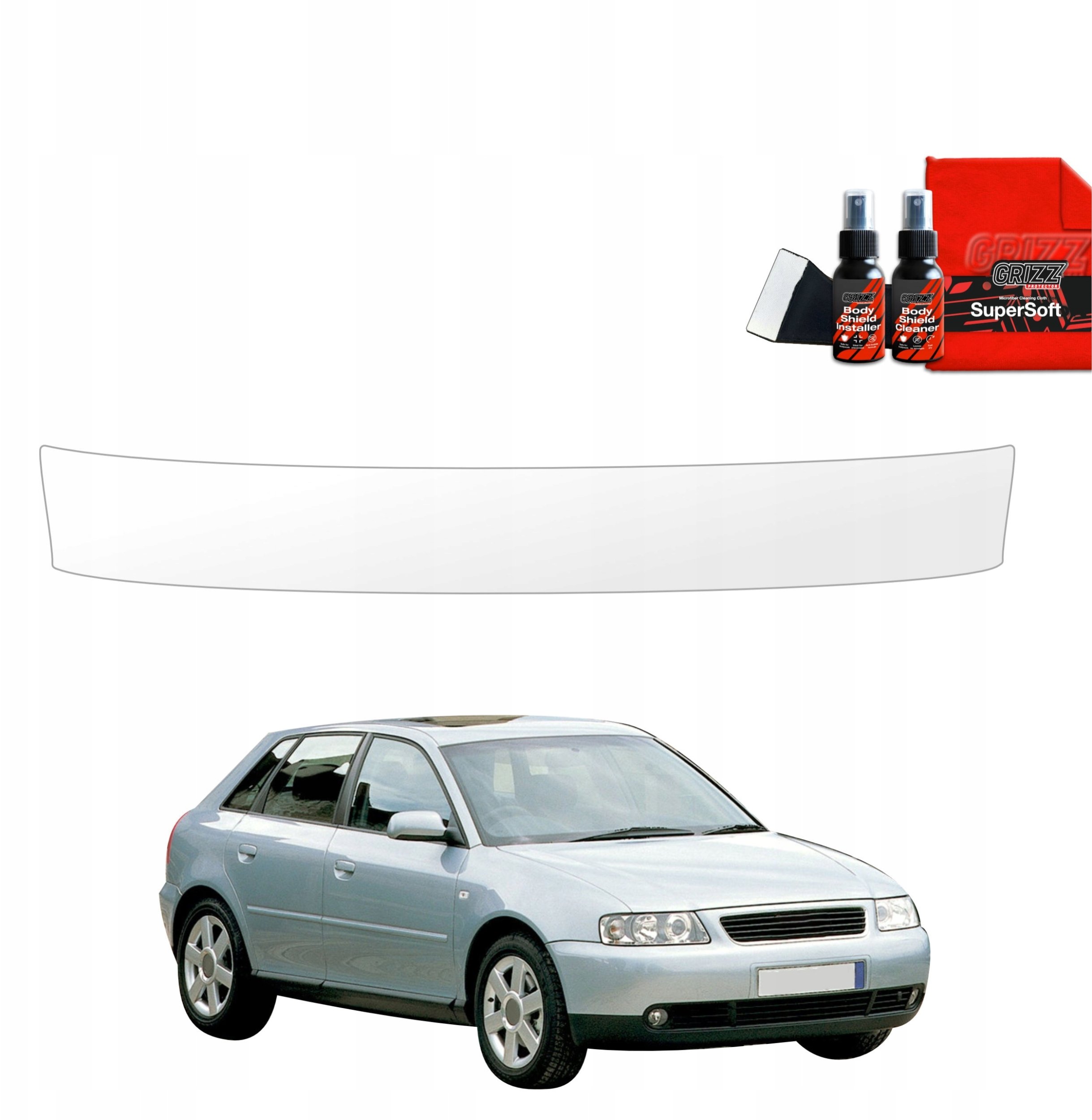 GrizzGlass  próg  BodyShield do Audi A3