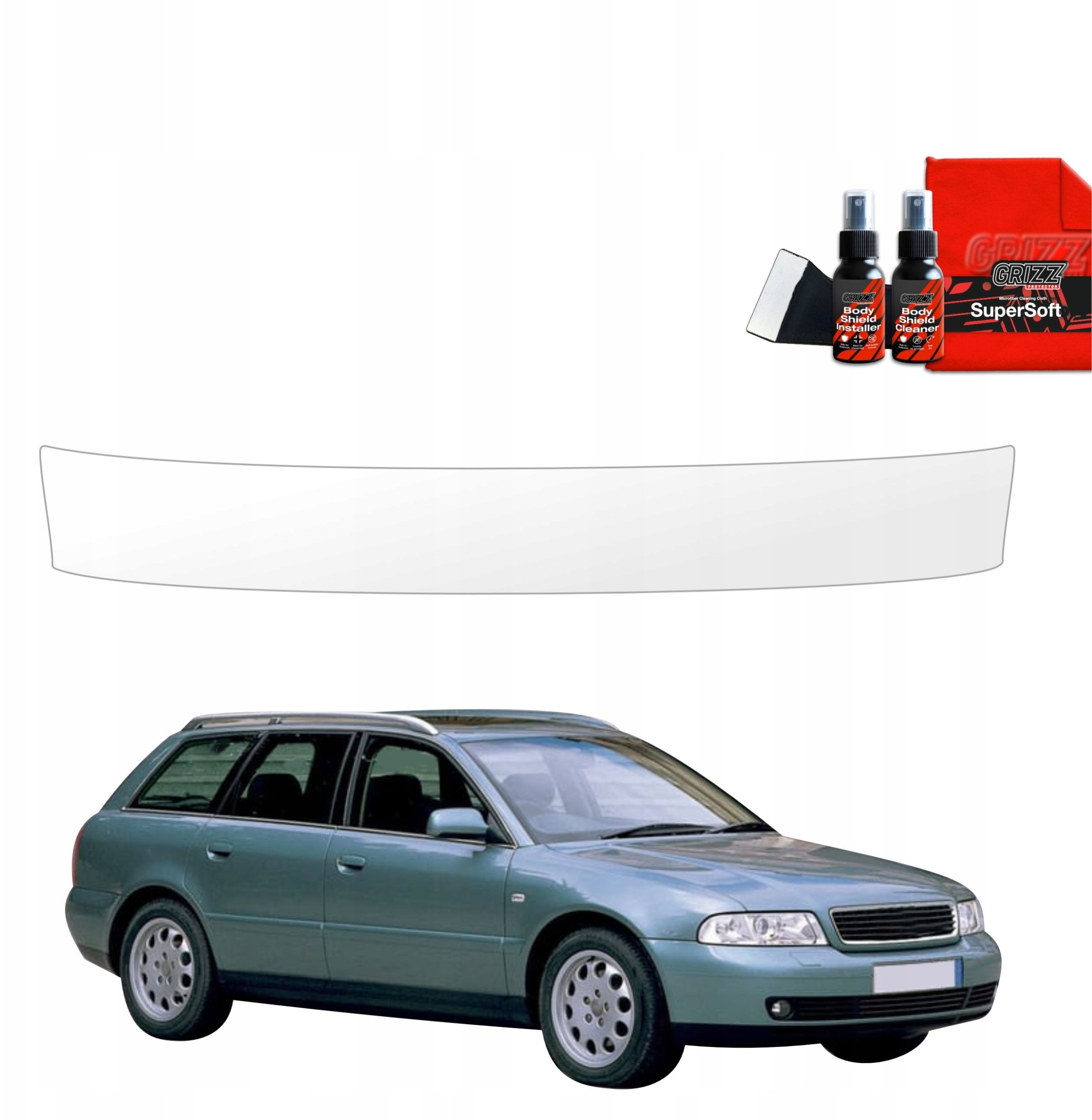 GrizzGlass  próg  BodyShield do Audi A4
