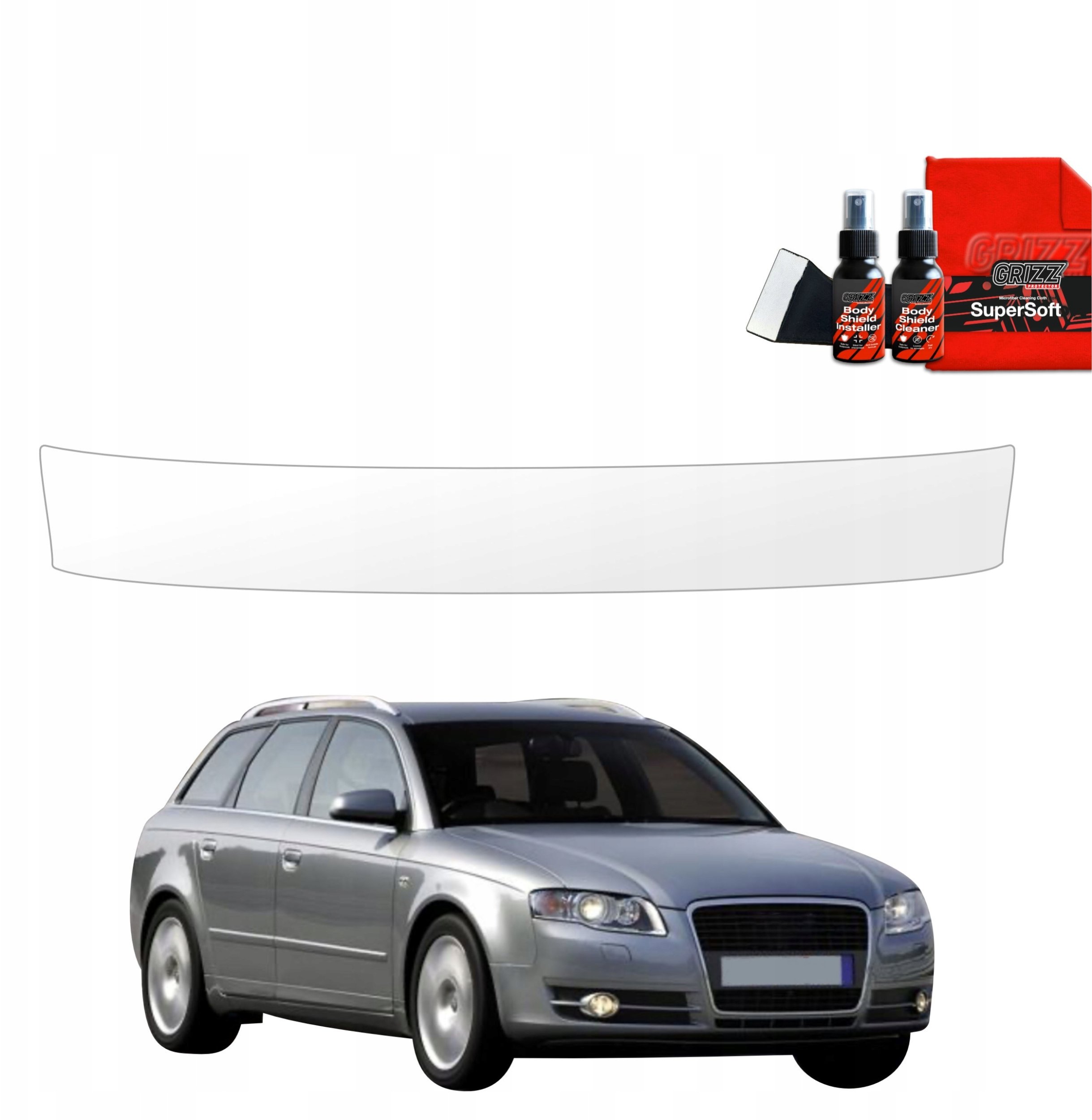 GrizzGlass  próg  BodyShield do Audi A4