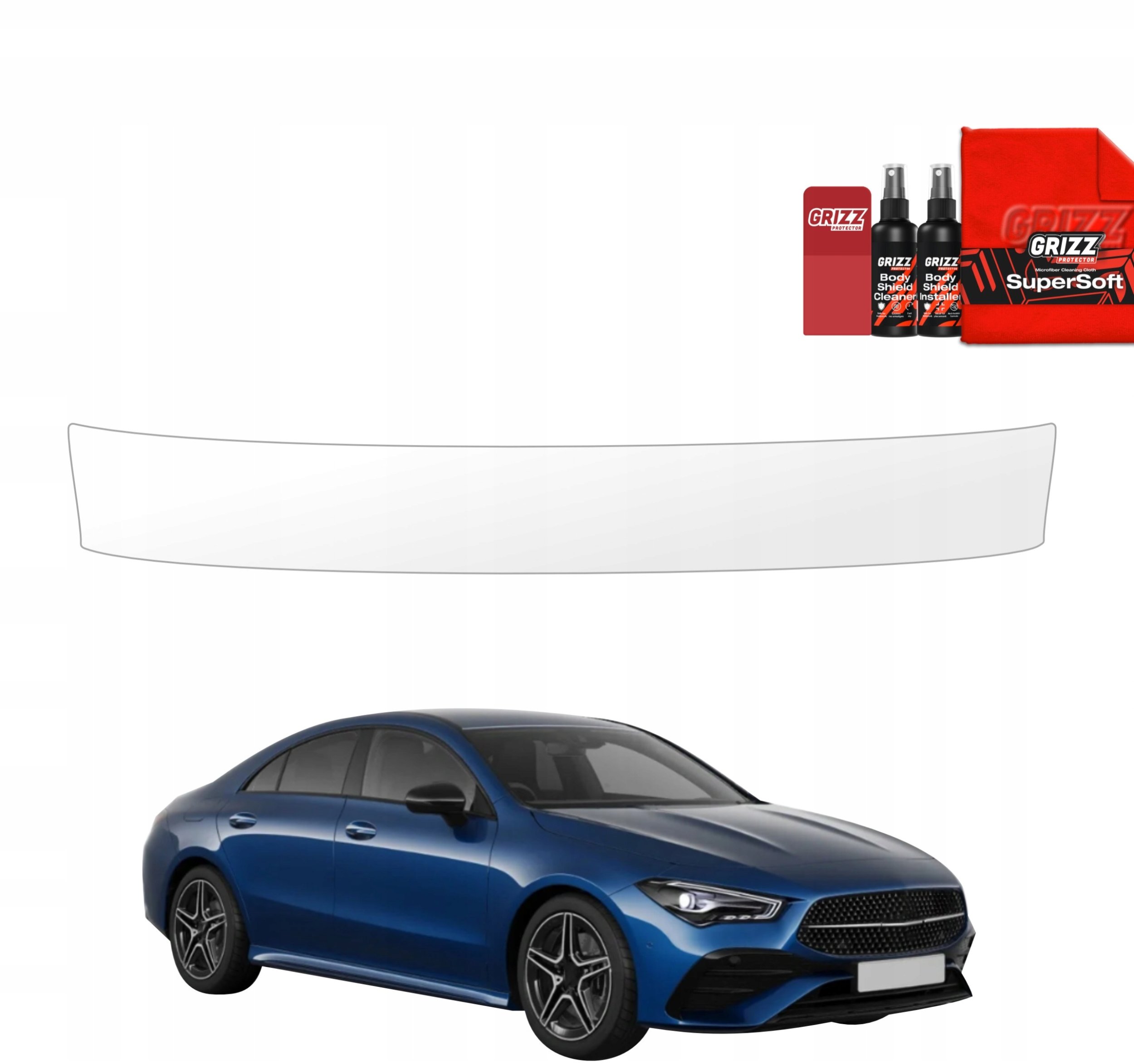 GrizzGlass  próg  BodyShield do Mercedes CLA