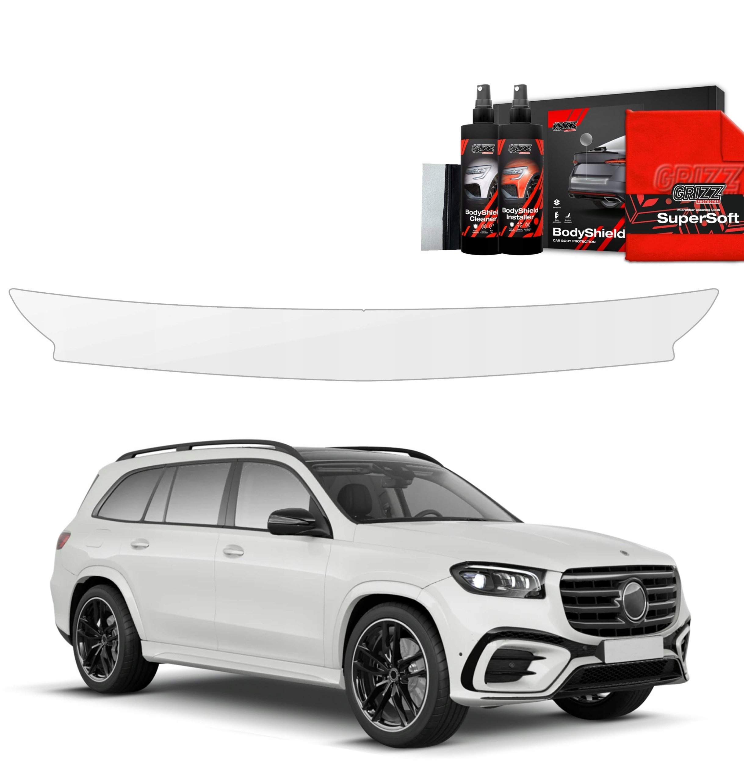 GrizzGlass próg BodyShield do Mercedes GLS