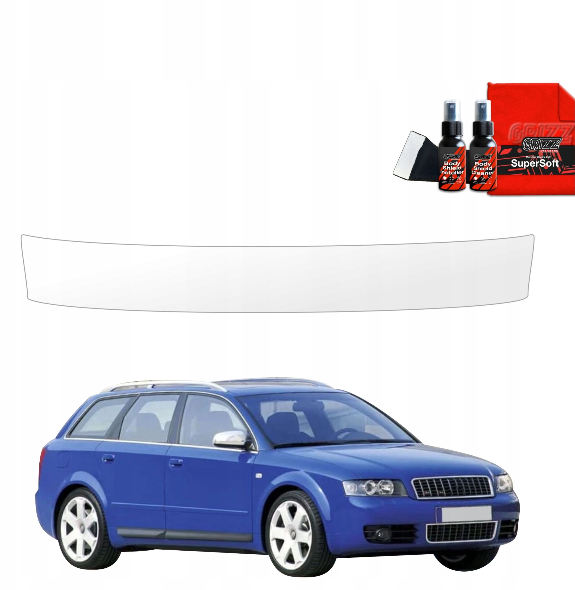 GrizzGlass  próg  GrizzGlass BodyShield do Audi