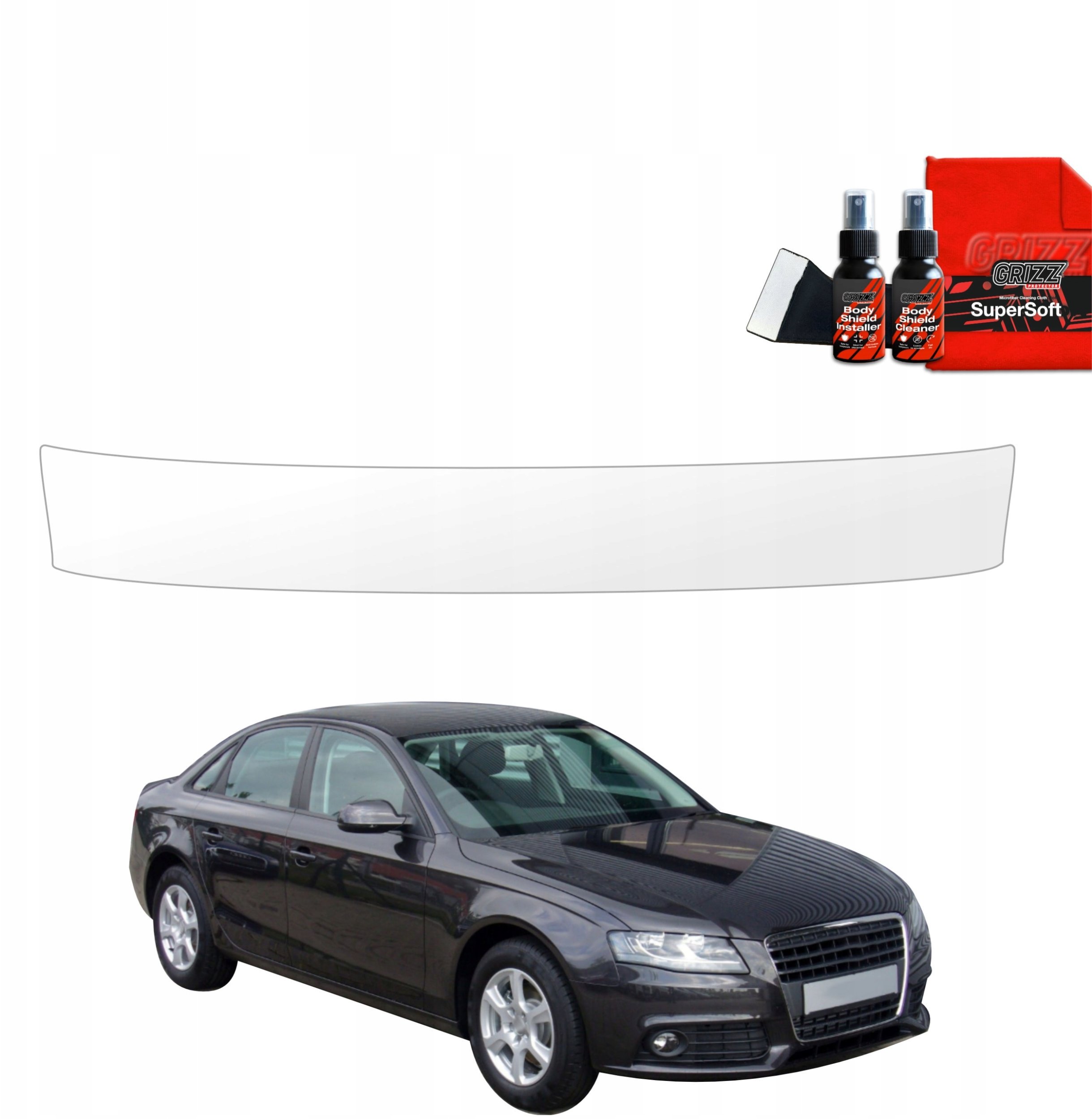 GrizzGlass  próg  GrizzGlass BodyShield do Audi