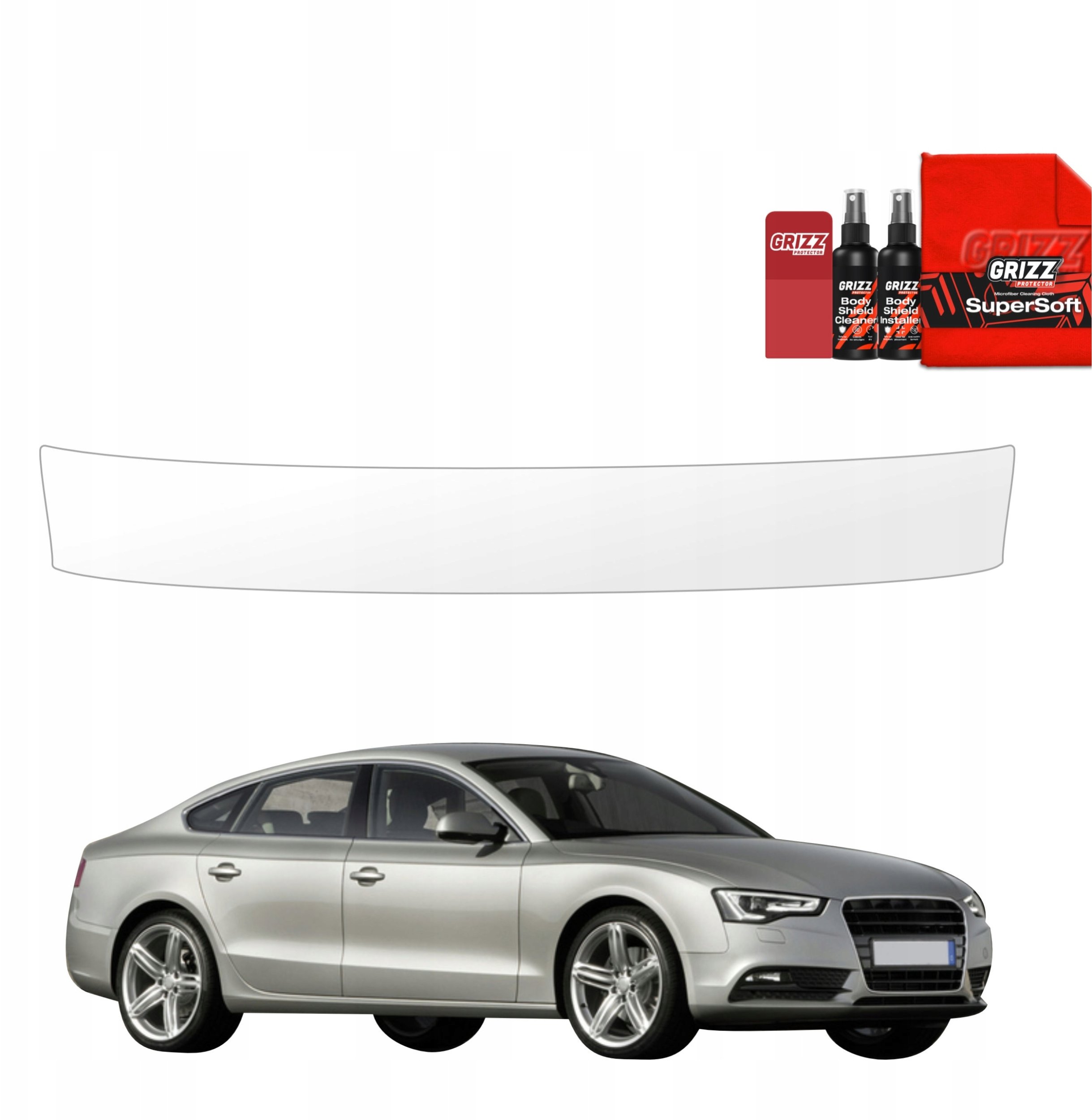 GrizzGlass  próg  GrizzGlass BodyShield do Audi