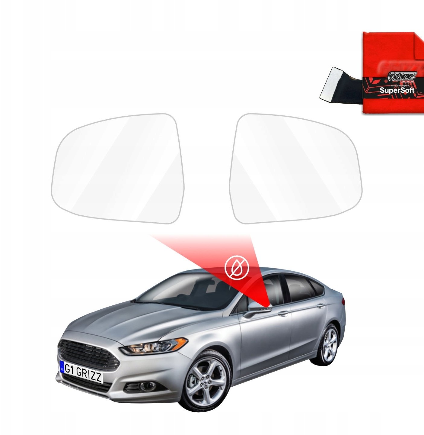 GrizzGlass  przeciwdeszczowaka GrizzGlass ZeroDrop do Ford