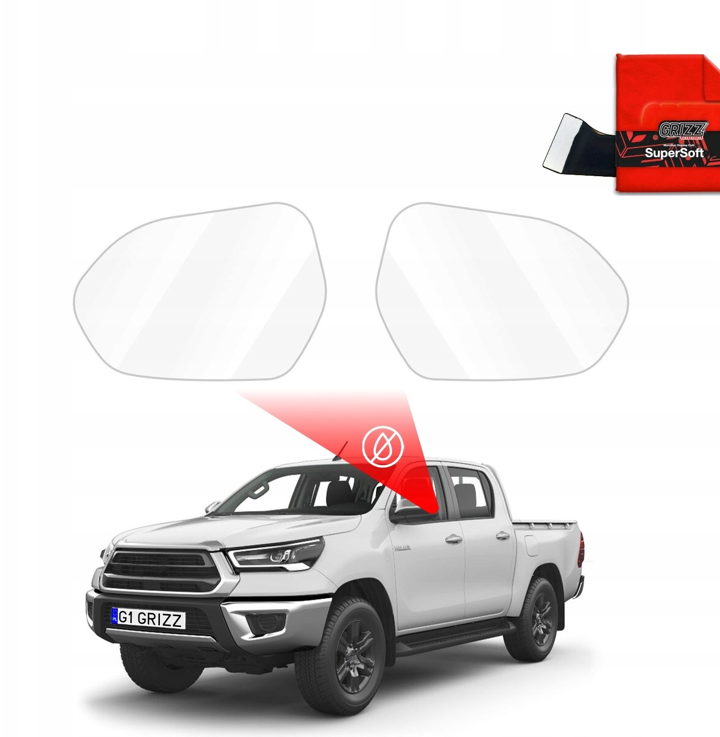 GrizzGlass przeciwdeszczowaka ZeroDrop do Toyota Hilux