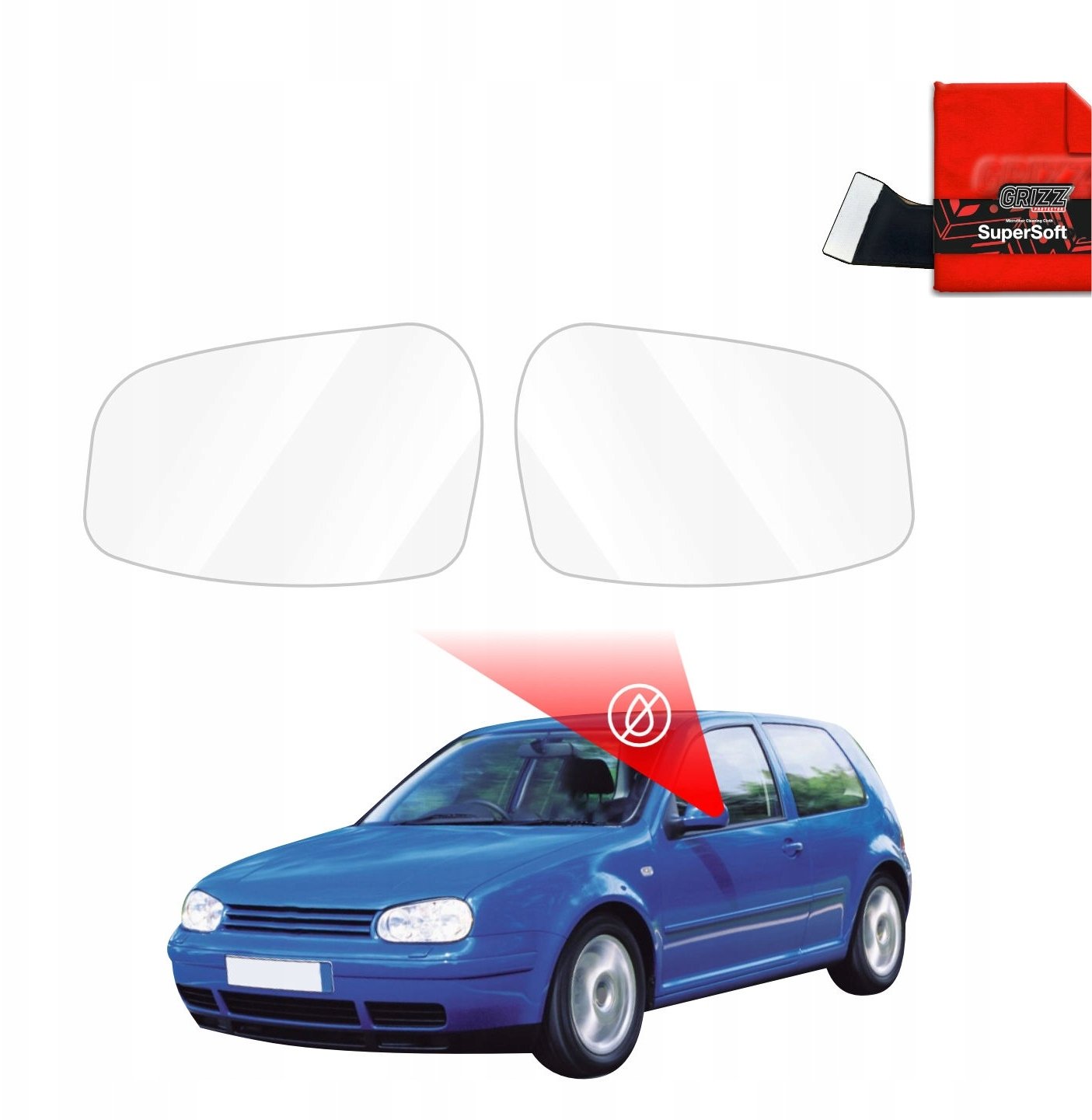 GrizzGlass  przeciwdeszczowaka ZeroDrop do Volkswagen Golf