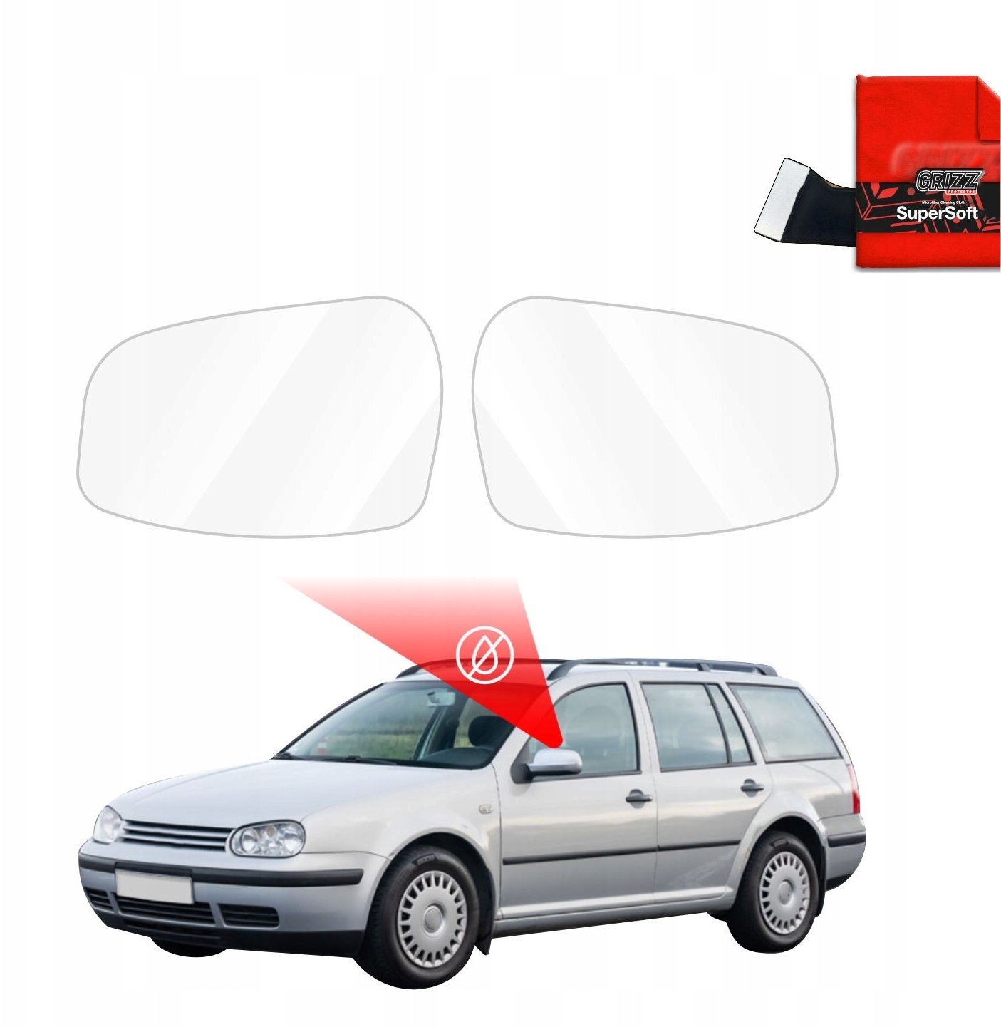 GrizzGlass  przeciwdeszczowaka ZeroDrop do Volkswagen Golf