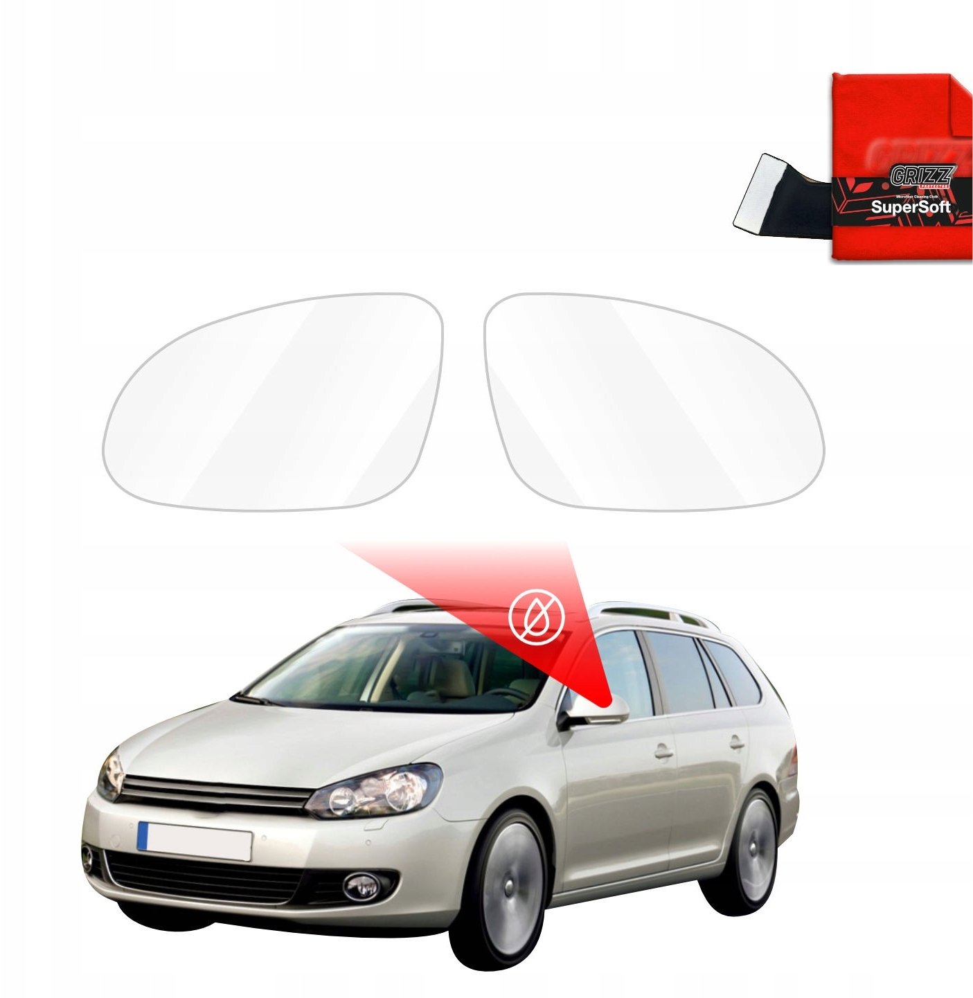 GrizzGlass  przeciwdeszczowaka ZeroDrop do Volkswagen Golf