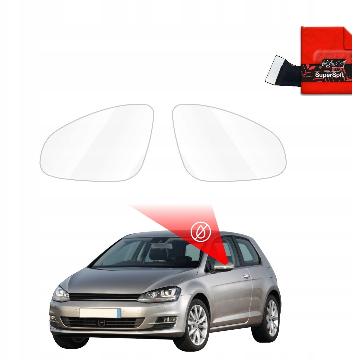 GrizzGlass  przeciwdeszczowaka ZeroDrop do Volkswagen Golf