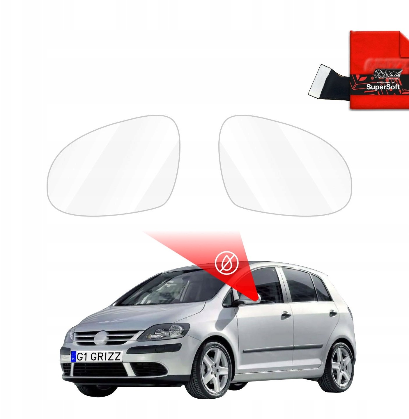 GrizzGlass  przeciwdeszczowaka ZeroDrop do Volkswagen Golf