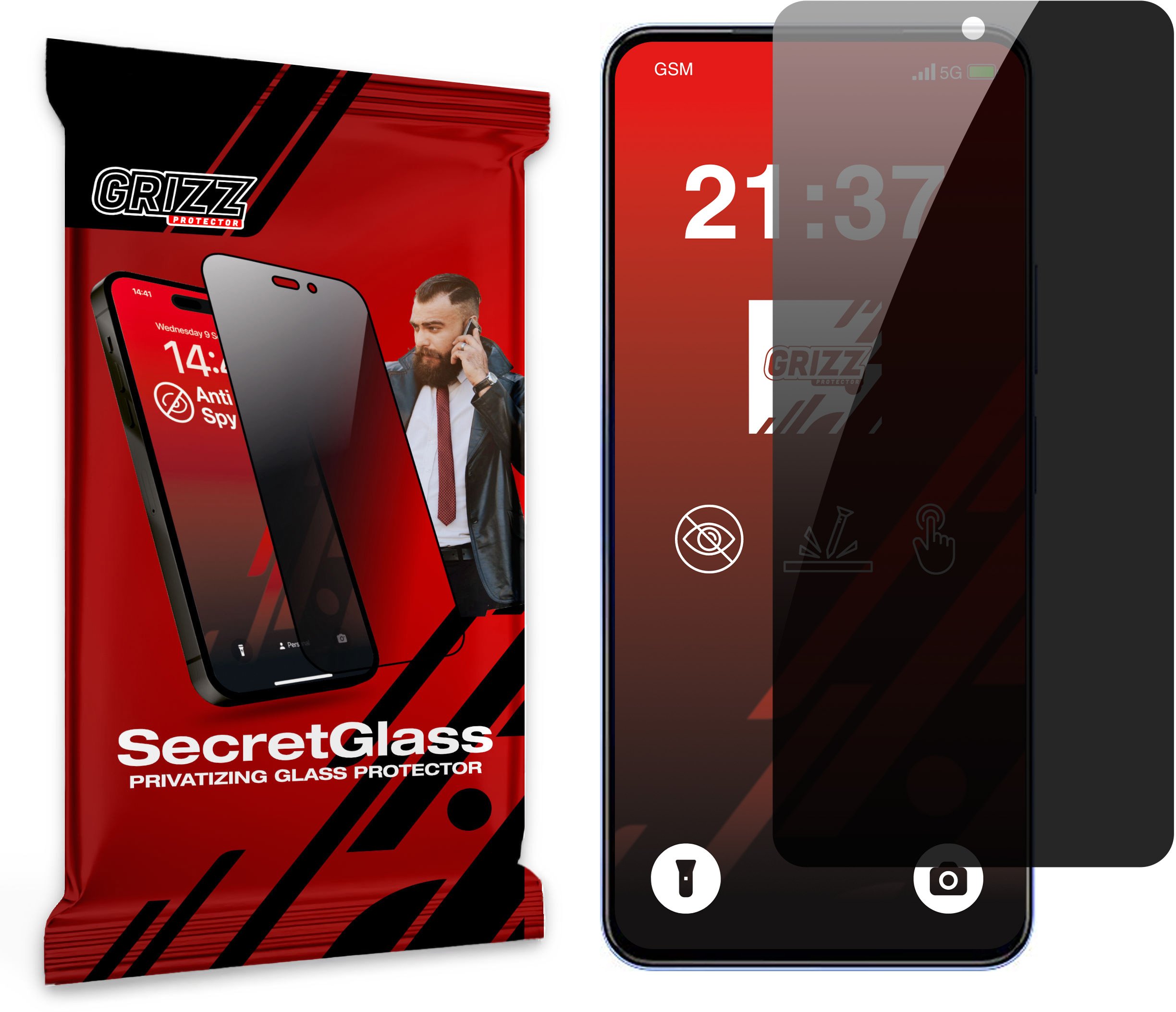 GrizzGlass  szkło prywatyzujące GrizzGlass SecretGlass do