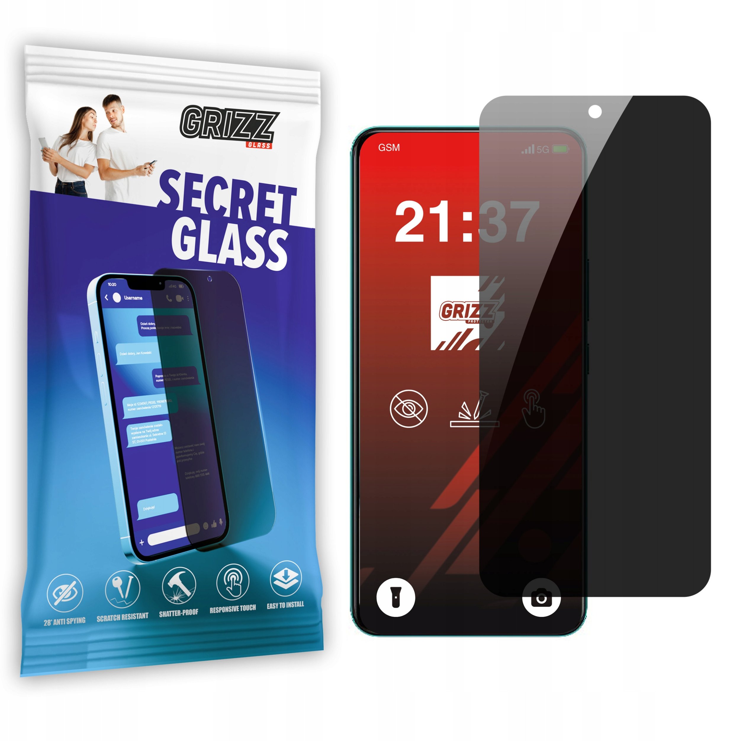 GrizzGlass  szkło prywatyzujące GrizzGlass SecretGlass do