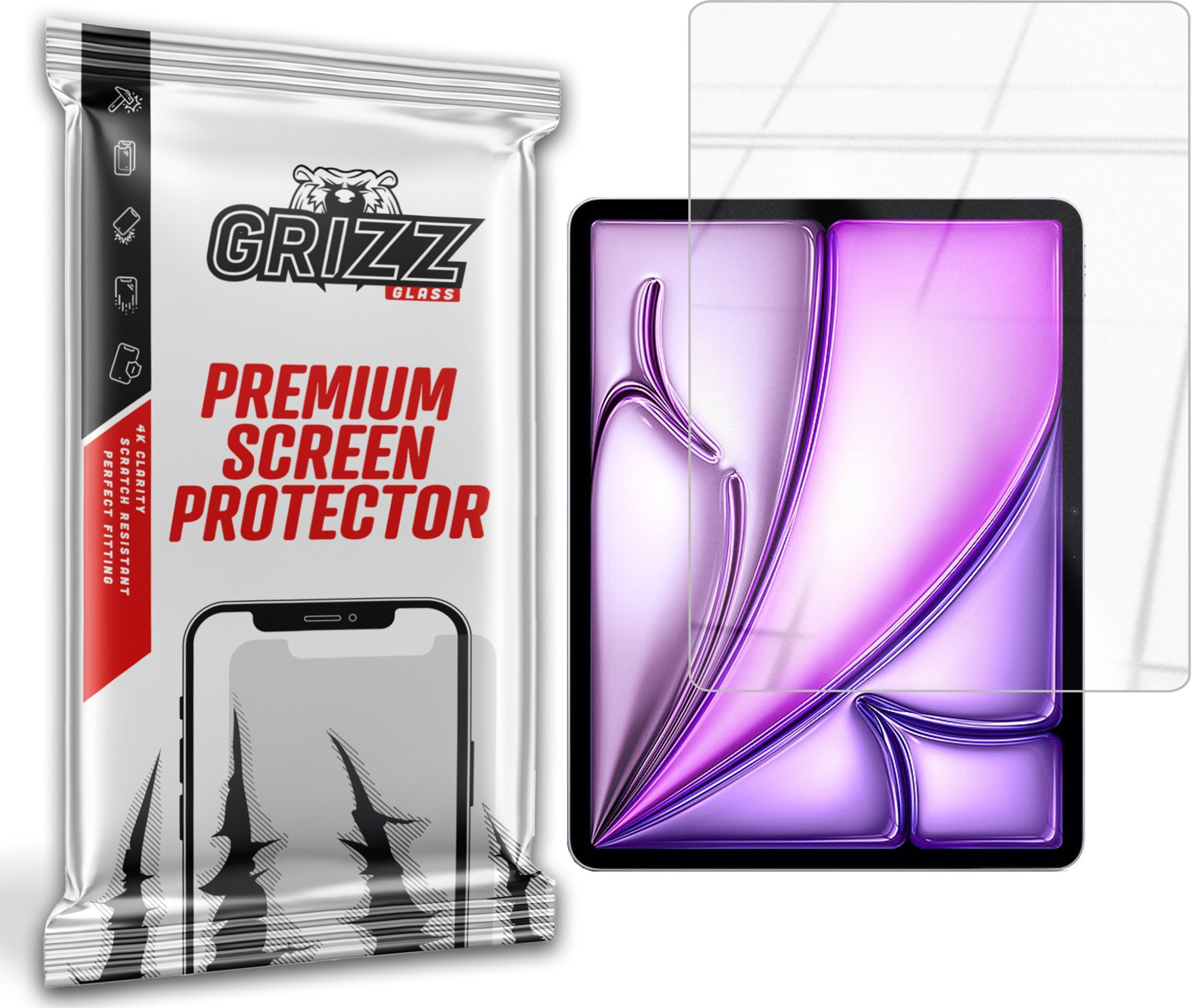 GrizzGlass   HybridGlass do Apple iPad Air