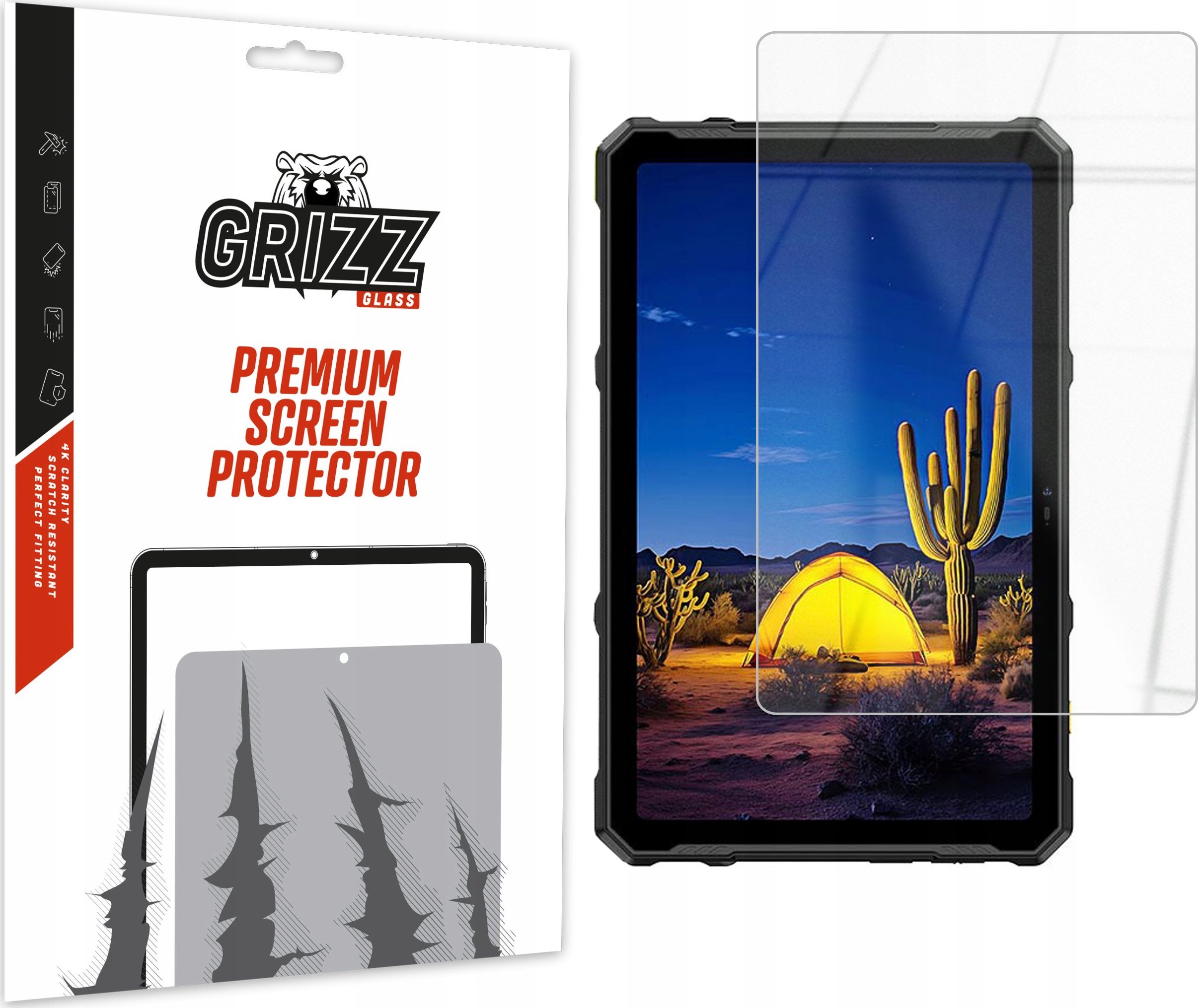 GrizzGlass   HybridGlass do Ulefone Armor Pad
