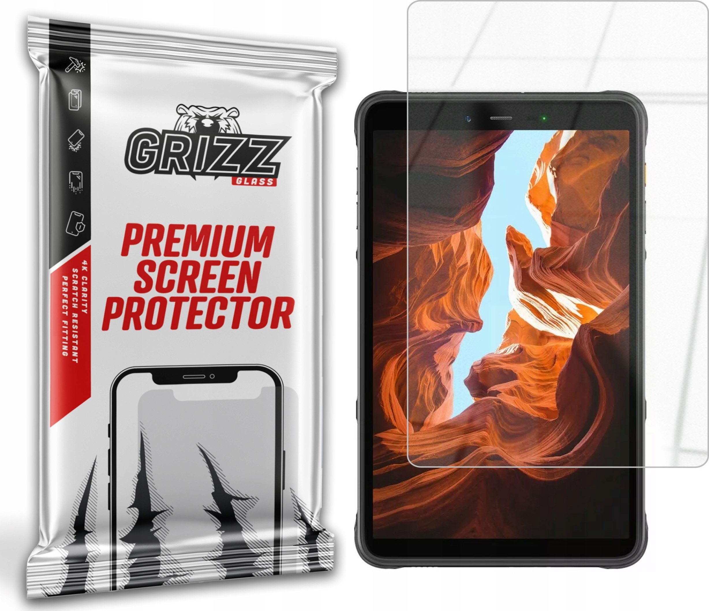 GrizzGlass   HybridGlass do Ulefone Armor Pad