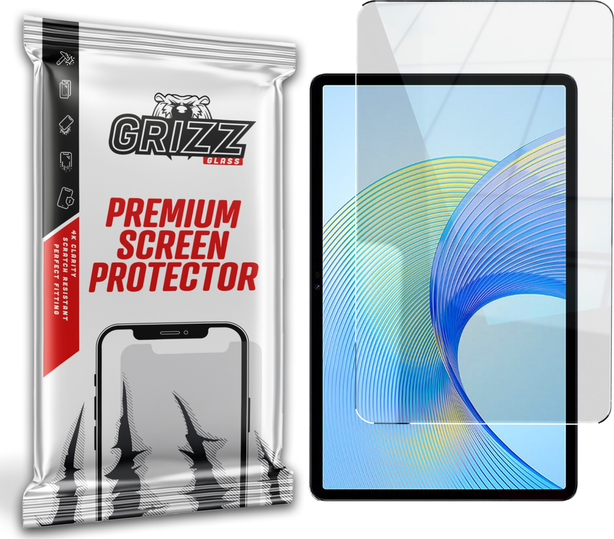 GrizzGlass HybridGlass do ZTE nubia Red