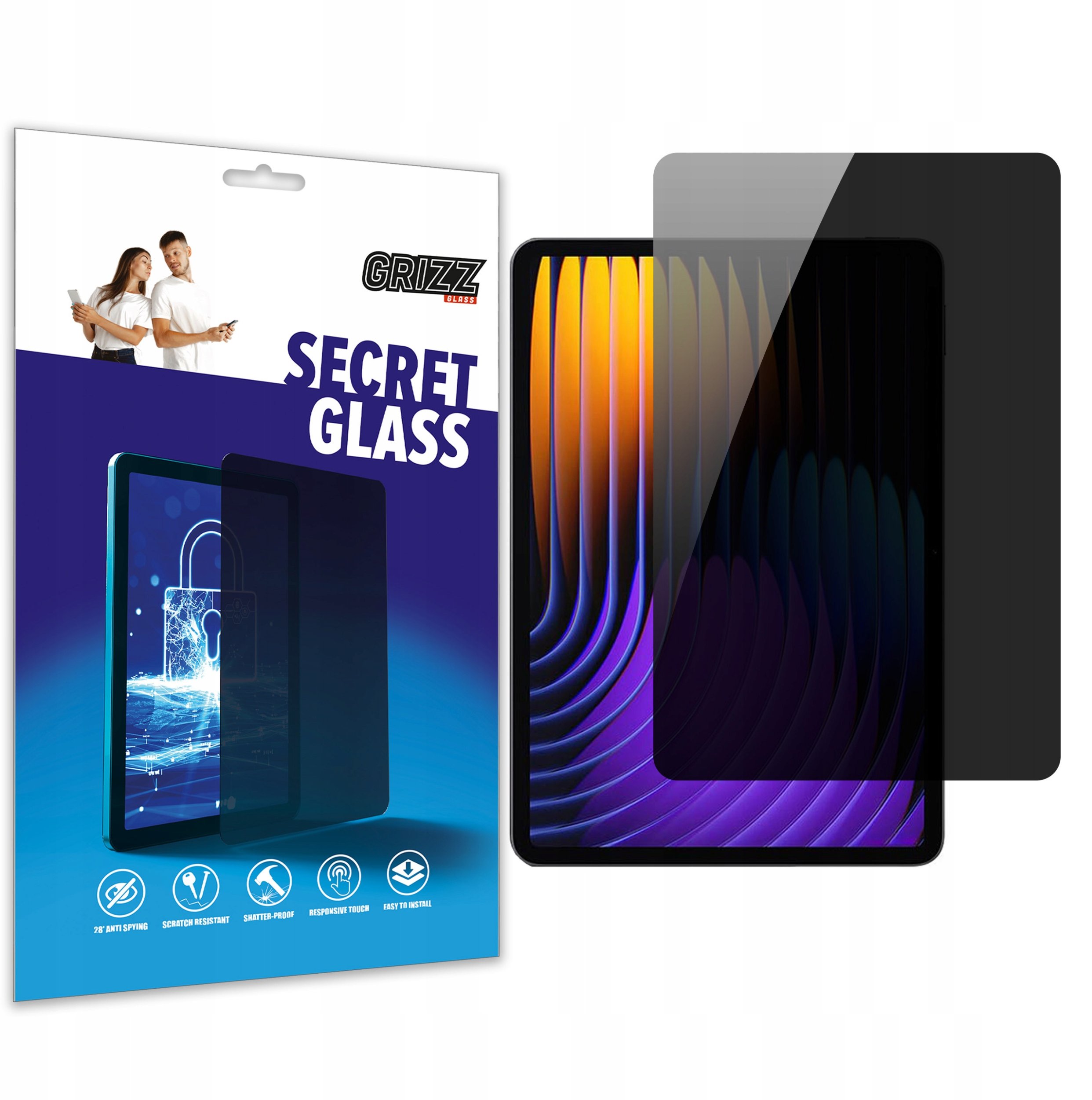 GrizzGlass prywatyzujące GrizzGlass SecretGlass do Xiaomi
