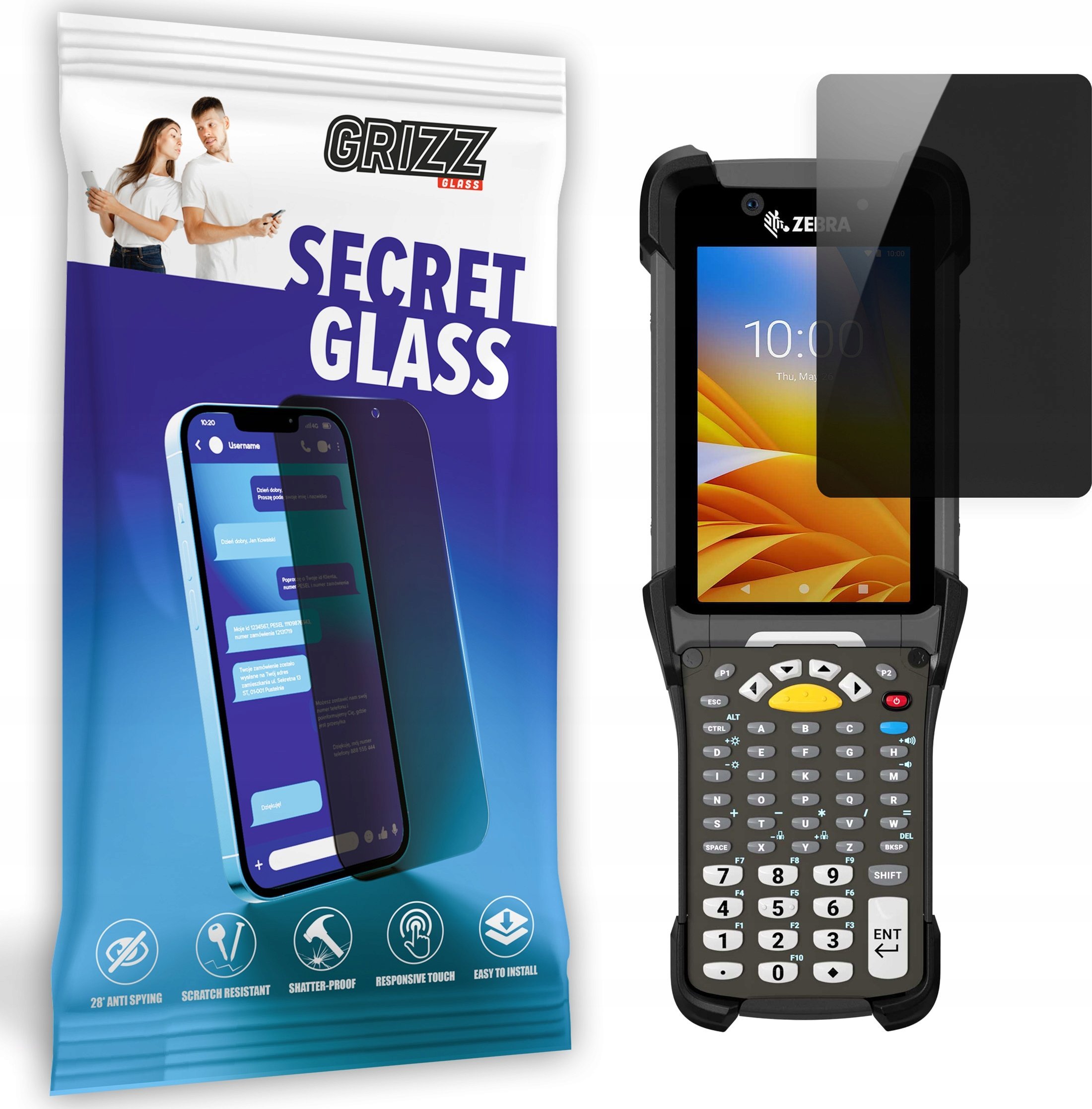 GrizzGlass prywatyzujące GrizzGlass SecretGlass do MC