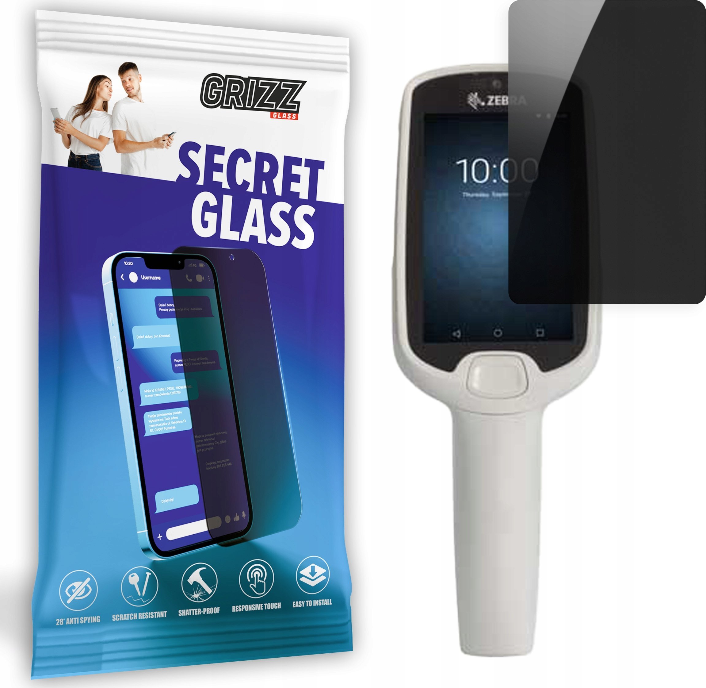 GrizzGlass prywatyzujące GrizzGlass SecretGlass do PS20