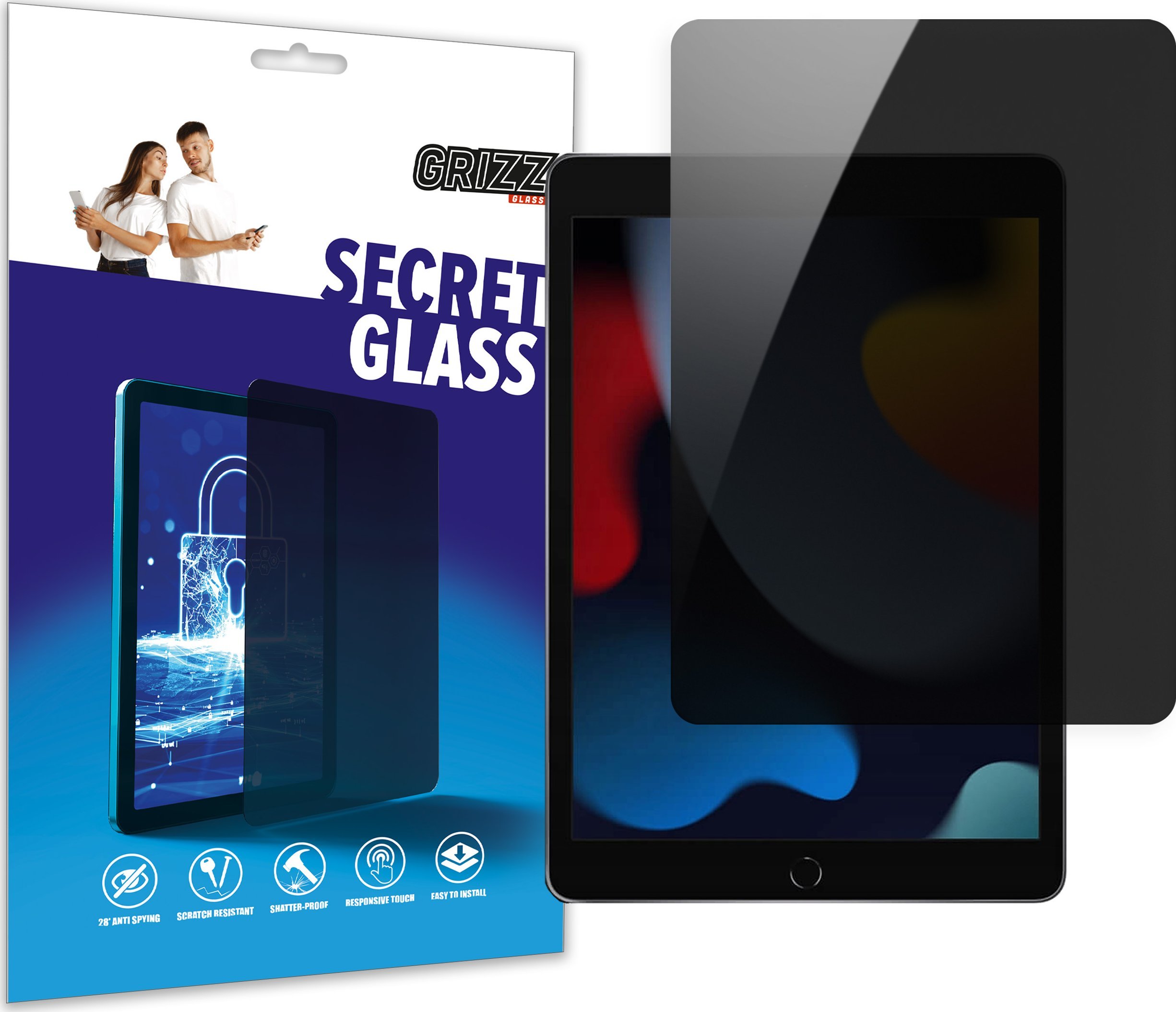 GrizzGlass prywatyzujące SecretGlass do Apple iPad