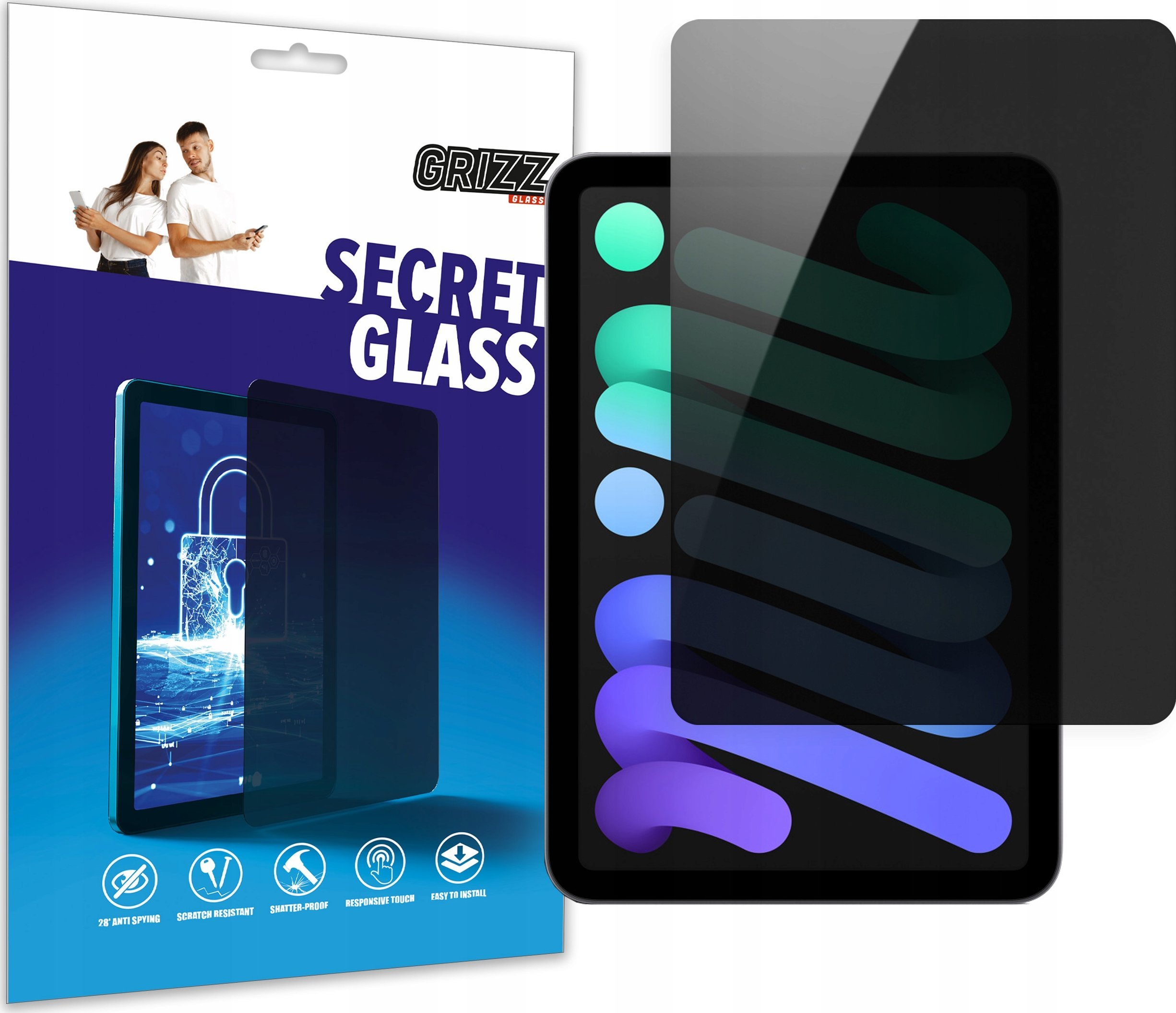 GrizzGlass  prywatyzujące SecretGlass do Apple iPad