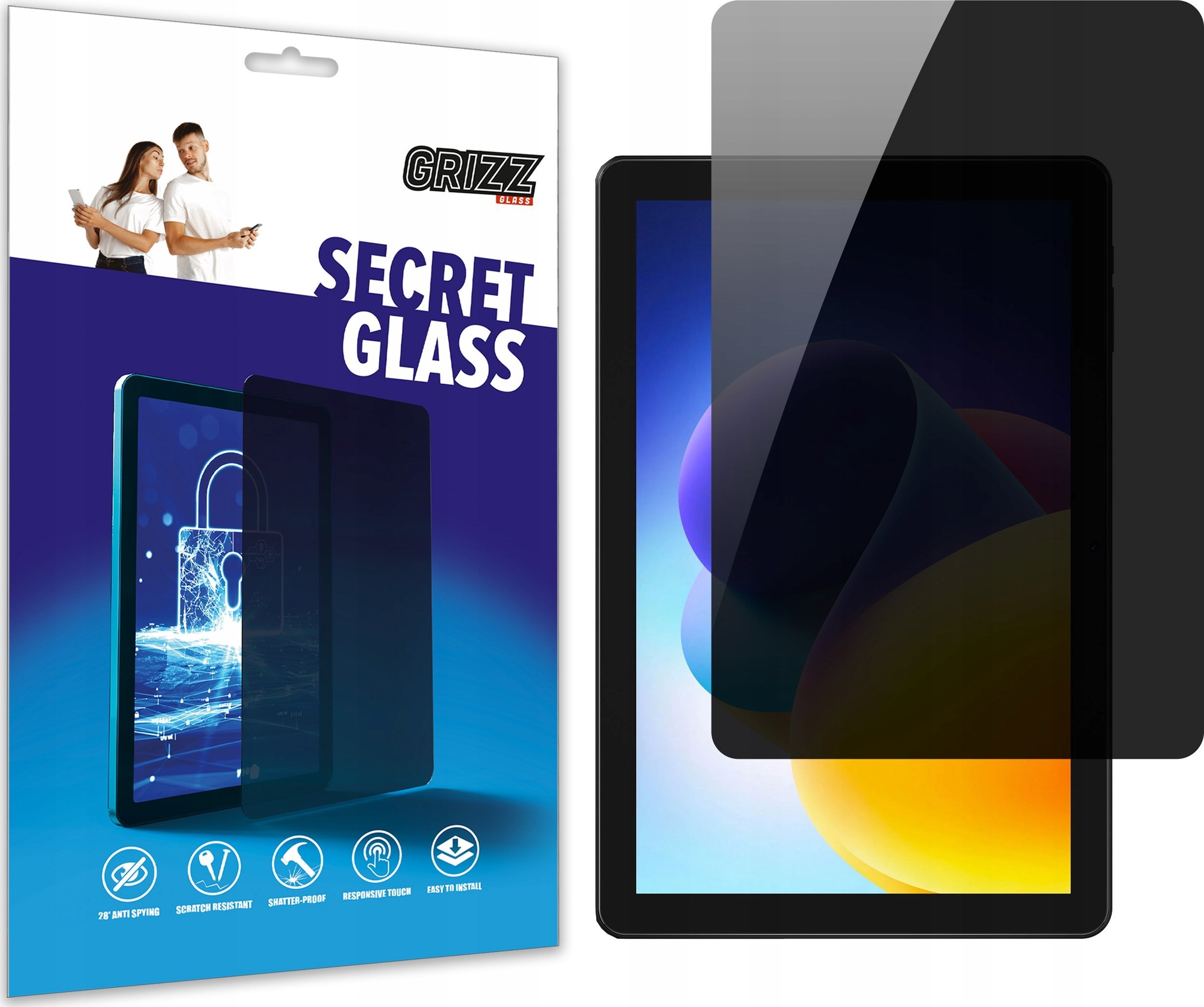 GrizzGlass prywatyzujące SecretGlass do Doogee T10W