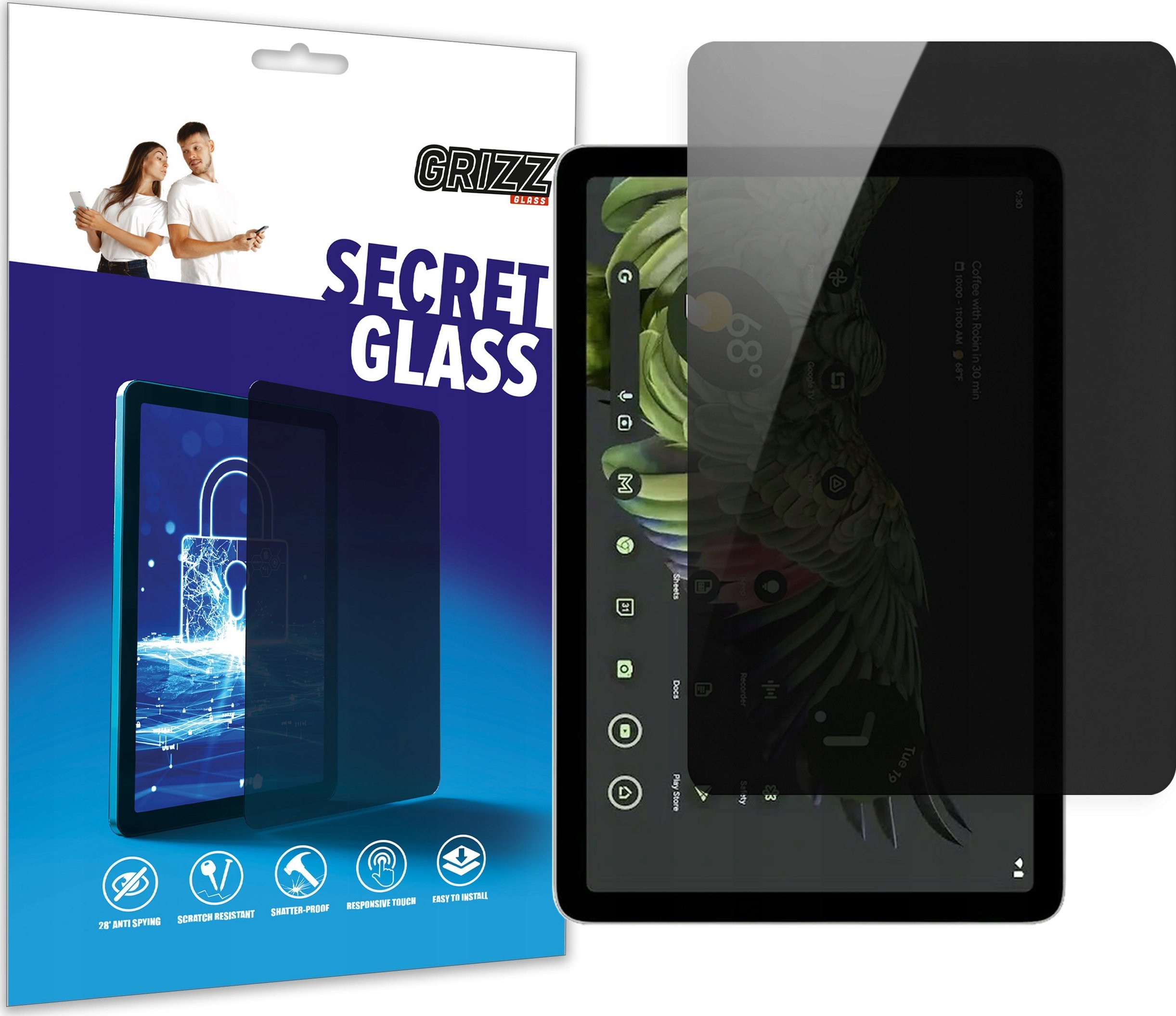 GrizzGlass  prywatyzujące SecretGlass do Google  Tablet