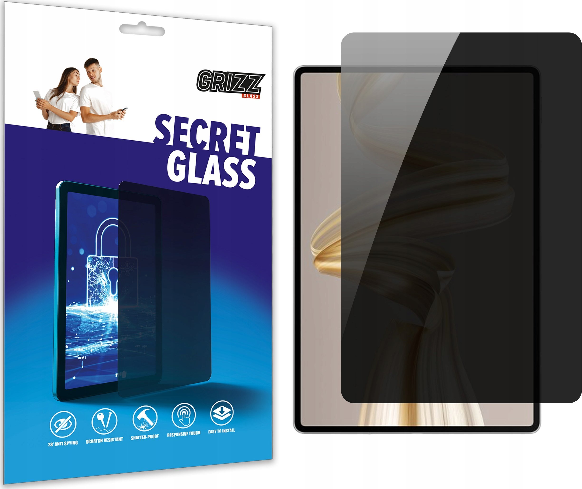 GrizzGlass prywatyzujące SecretGlass do Huawei MatePad