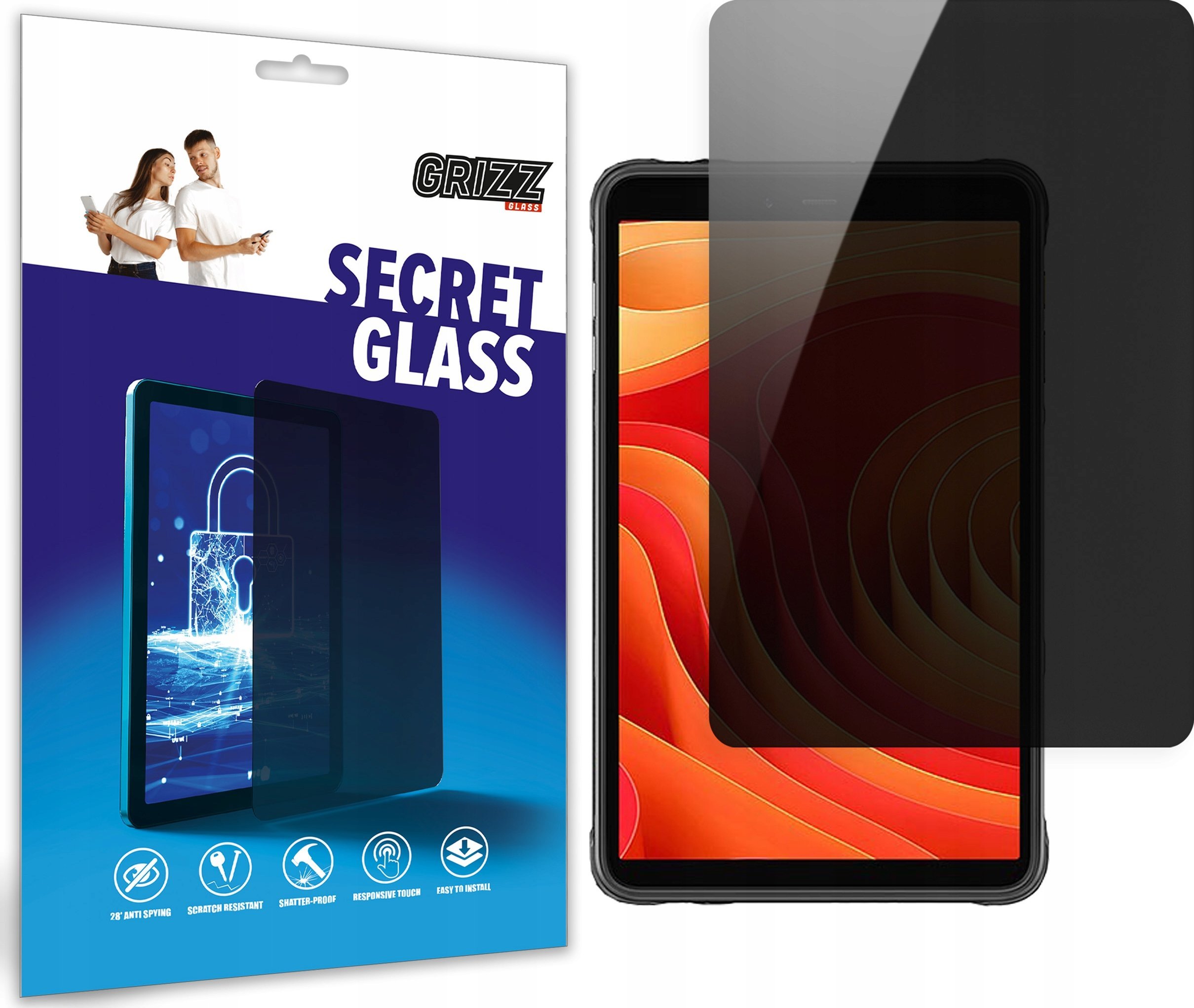 GrizzGlass prywatyzujące SecretGlass do Ulefone Armor