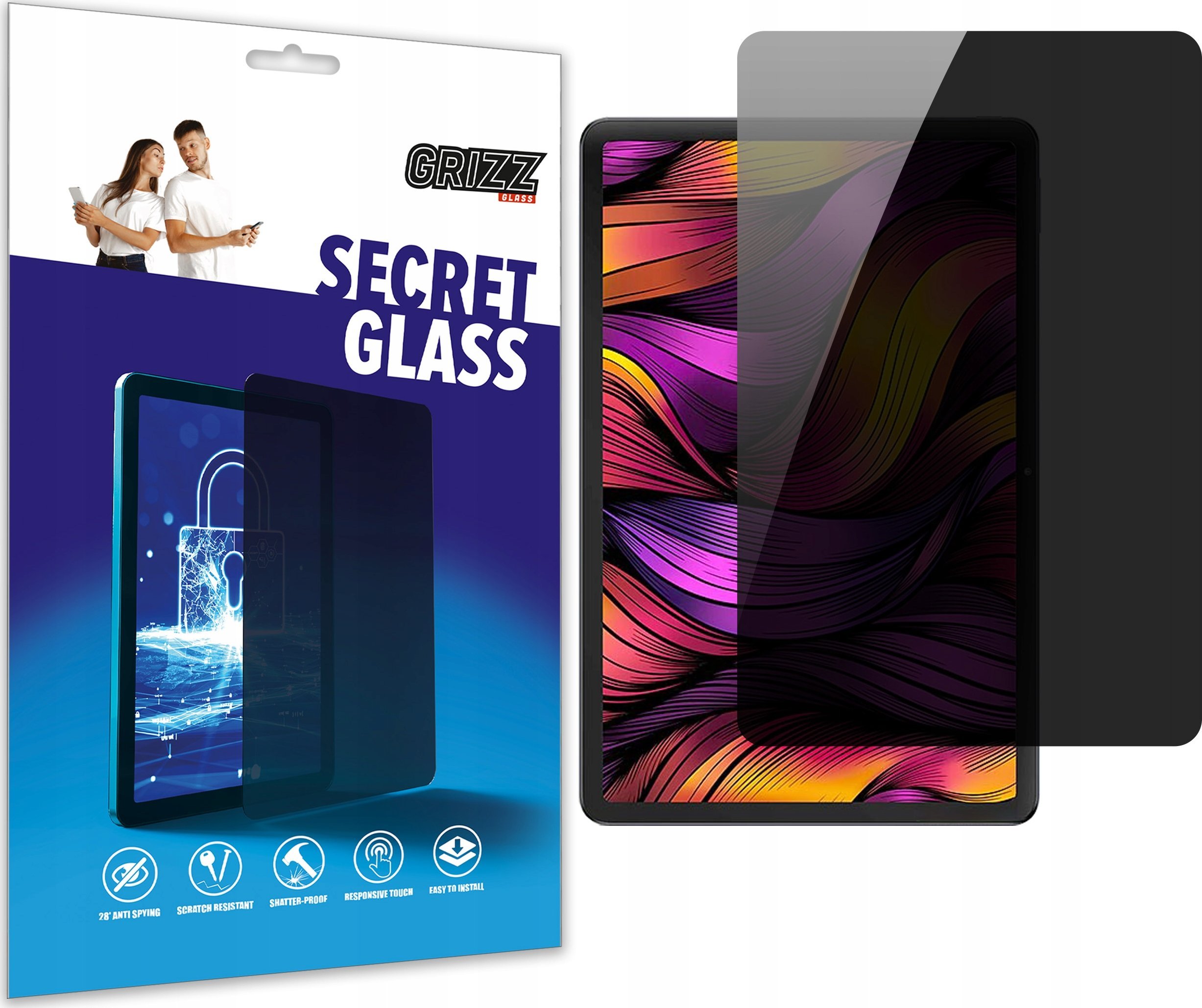 GrizzGlass prywatyzujące SecretGlass do Xiaomi Poco
