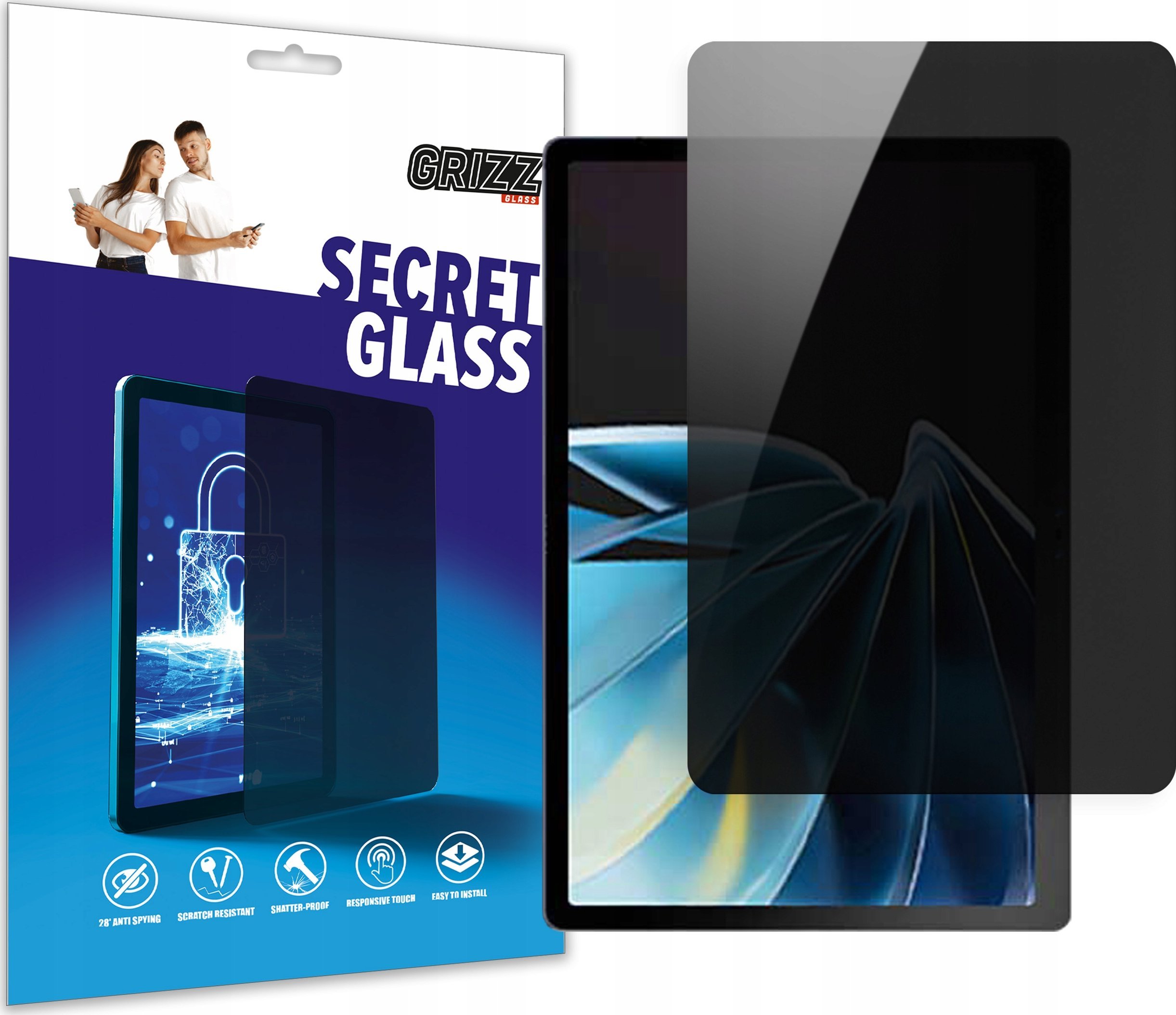 GrizzGlass prywatyzujące SecretGlass do ZTE Axon