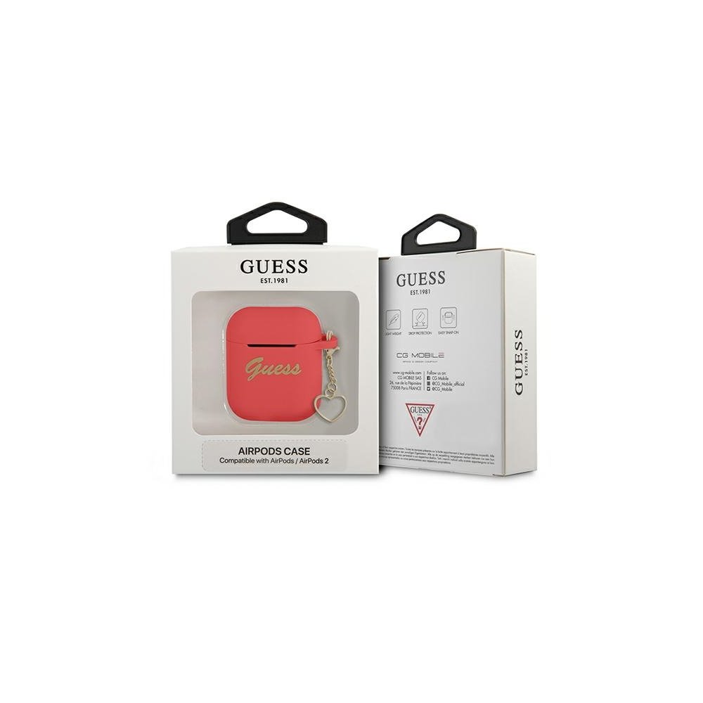 Guess GUA2LSCHSR Apvalks Priekš Apple Airpods