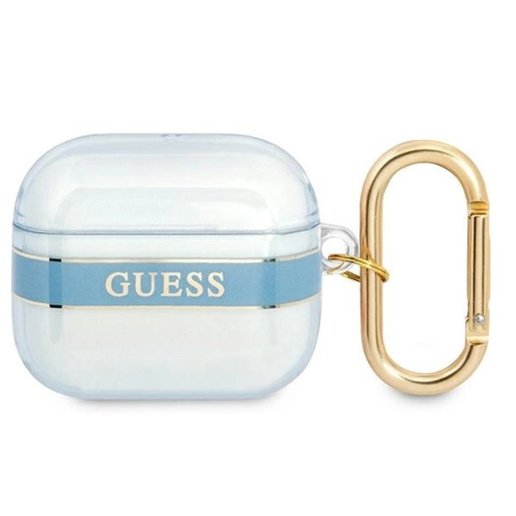 Guess GUA3HHTSB Apvalks Priekš Apple AirPods